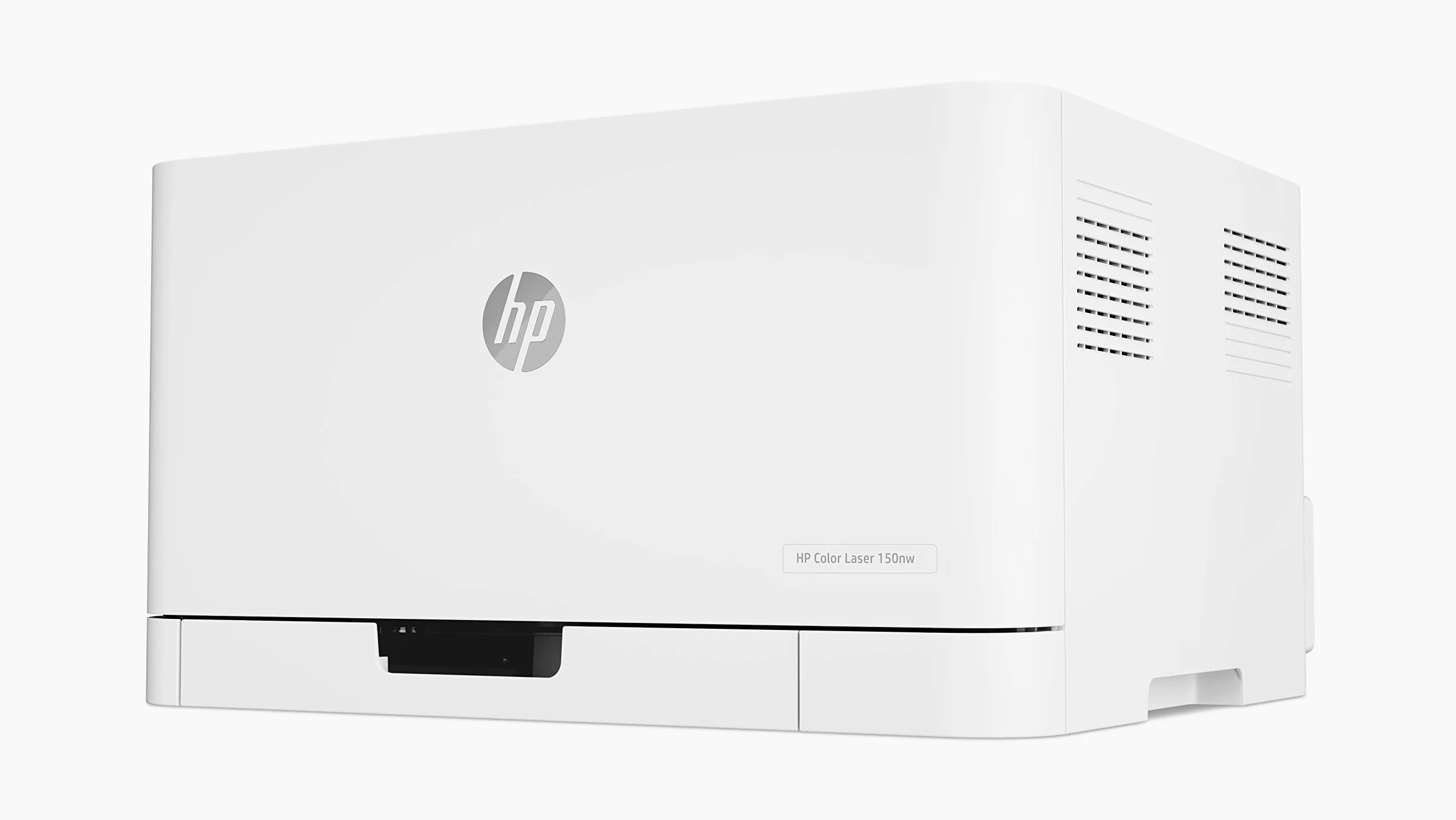 HP Color LaserJet 150nw 4ZB95A, Stampante a Singola Funzione A4, Stampa Fronte e Retro Manuale a colori, 18 ppm, USB, Wi-Fi, Ethernet, Schermo LCD a icone con tastierino, Bianca