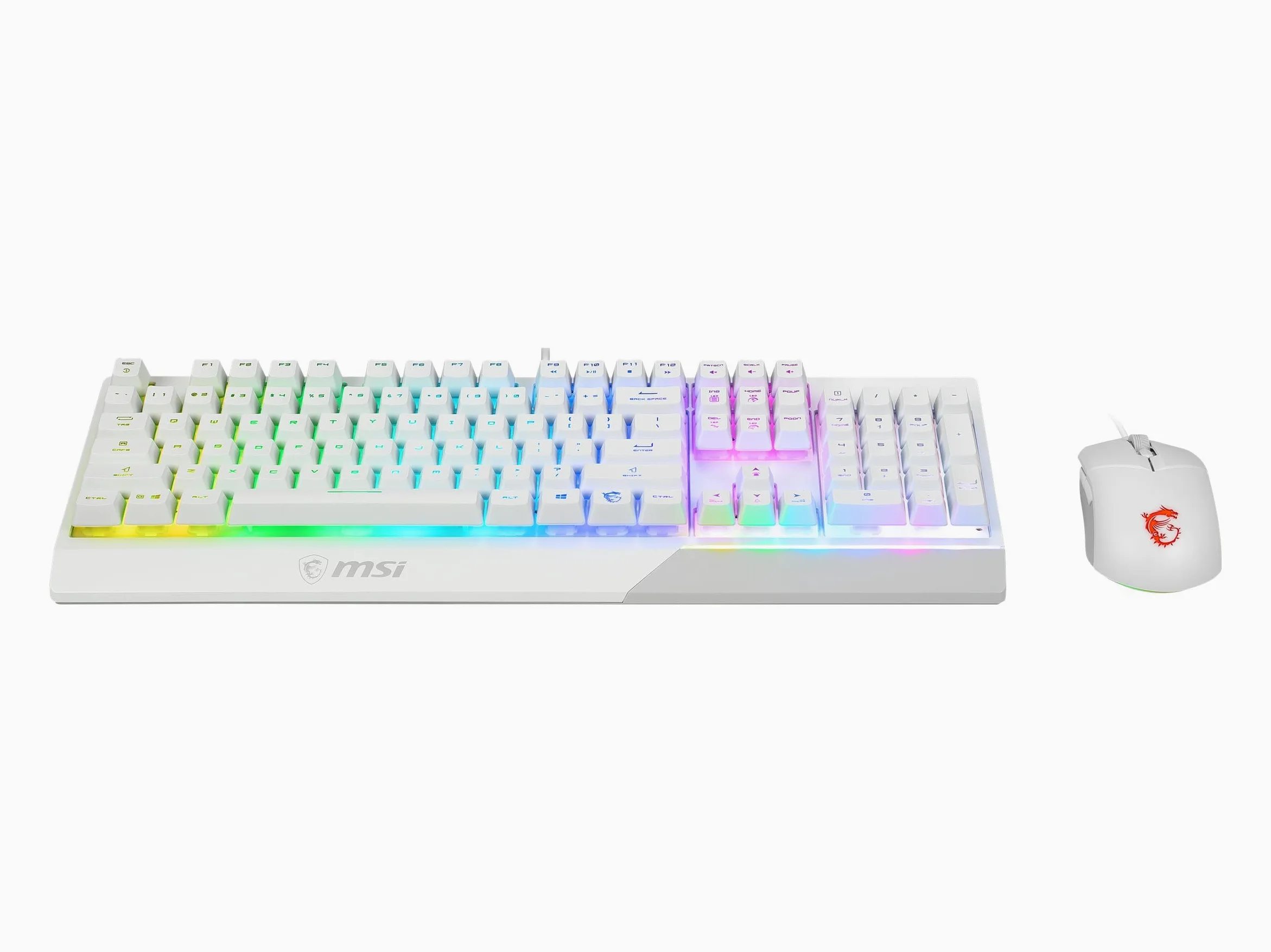 MSI S11-04DE305-CLA tastiera USB QWERTY Italiano Bianco