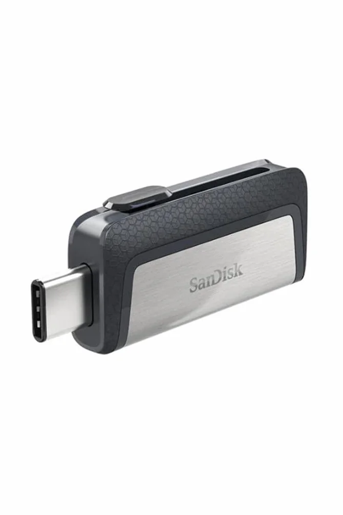 Sandisk Ultra Dual USB Drive 64 GB USB 3.1 Type-C Nero Argento