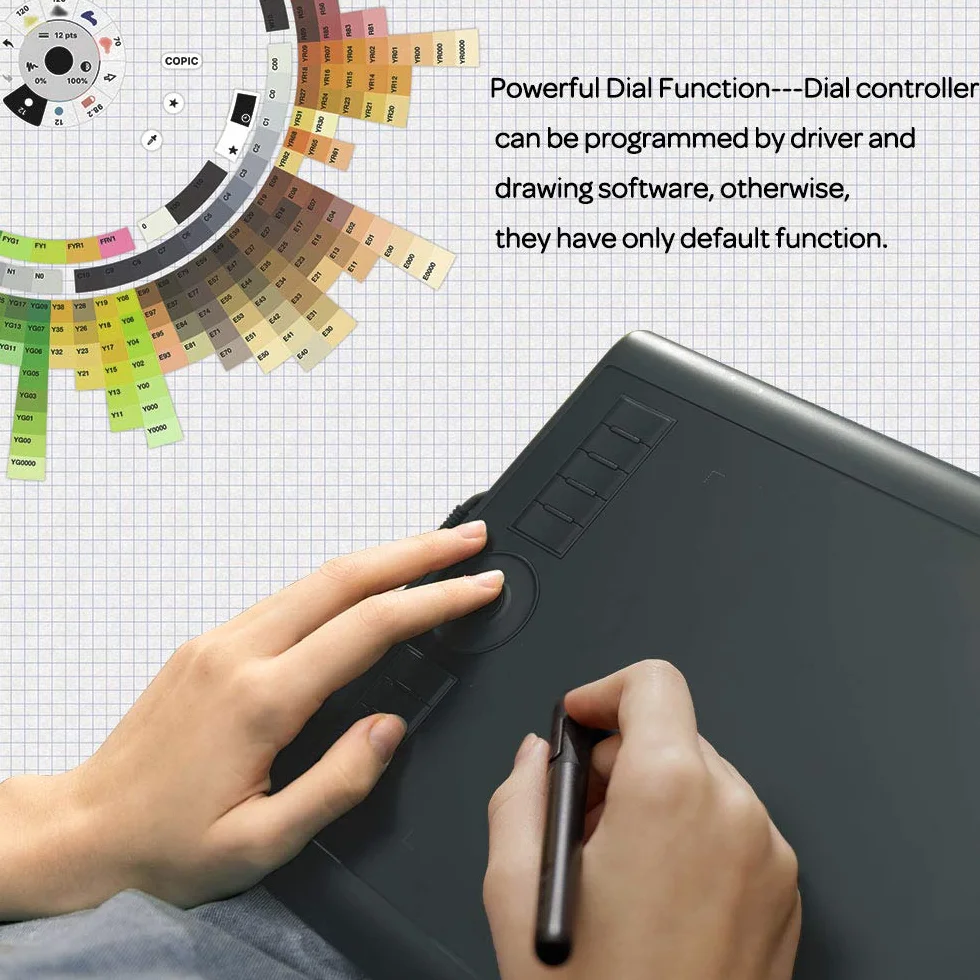 GAOMON M10K PRO 10 Pollici Tavoletta Grafica con Stilo AP32, Tavola Grafica per Disegno, Compatibile con Android/Windows/Mac, Adatta per l’Home Office e l’E-Learning