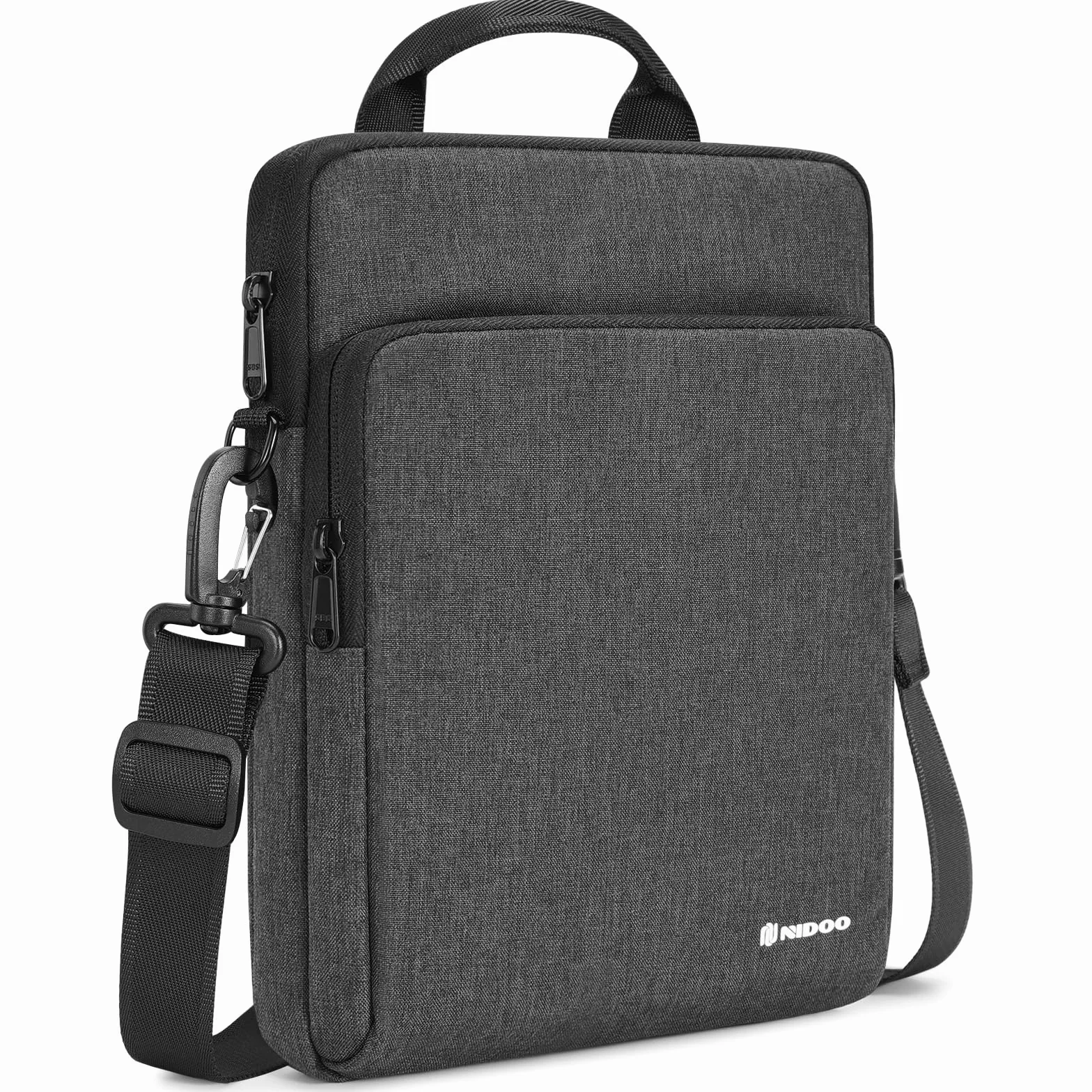 NIDOO 10 Pollici Tablet Borsa a Tracolla Messenger Porta PC Portatile Custodia Trasporto per 11" iPad Pro/ 11" 10.9" 10.5" iPad Air/ 10.9" iPad 10/ Surface Go 3 2/10.6" Tab M10 Plus/Galaxy Tab S8 A8
