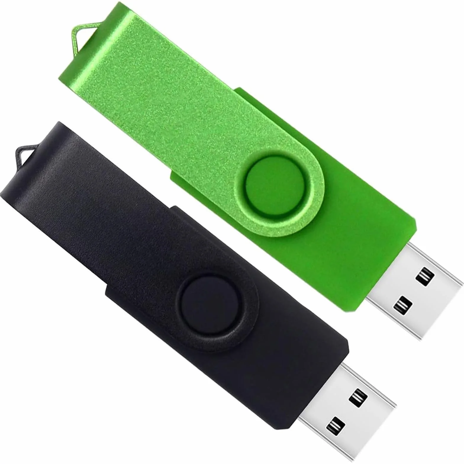 WISEORANGE Chiavetta USB 32GB 2 Pezzi Pen Drive Metallo USB2.0 Unità Memoria LED