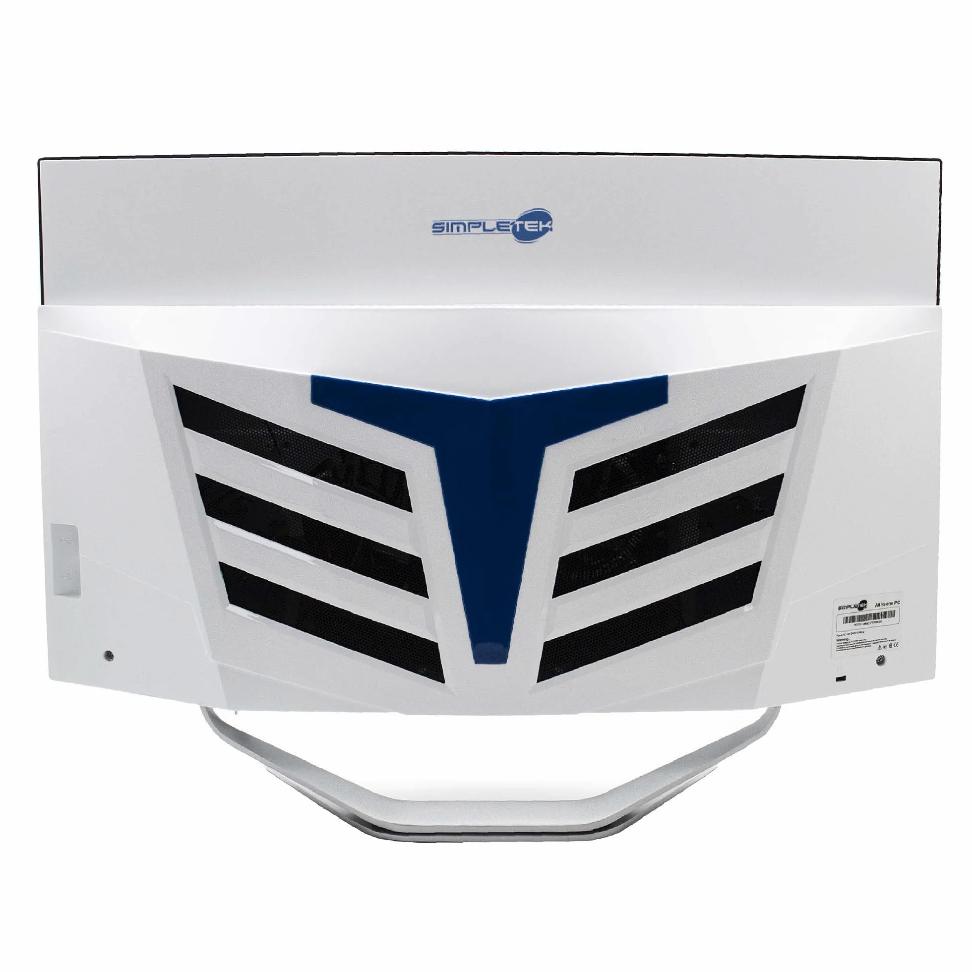 SIMPLETEK All in One AiO 27” FHD Curvo Windows 11 i5 fino 2,30 GHz 16 GB RAM 240 GB SSD Mouse Tastiera Wireless inclusi Webcam PC Gaming Curved Streaming Casa Lavoro Computer per Ragazzi