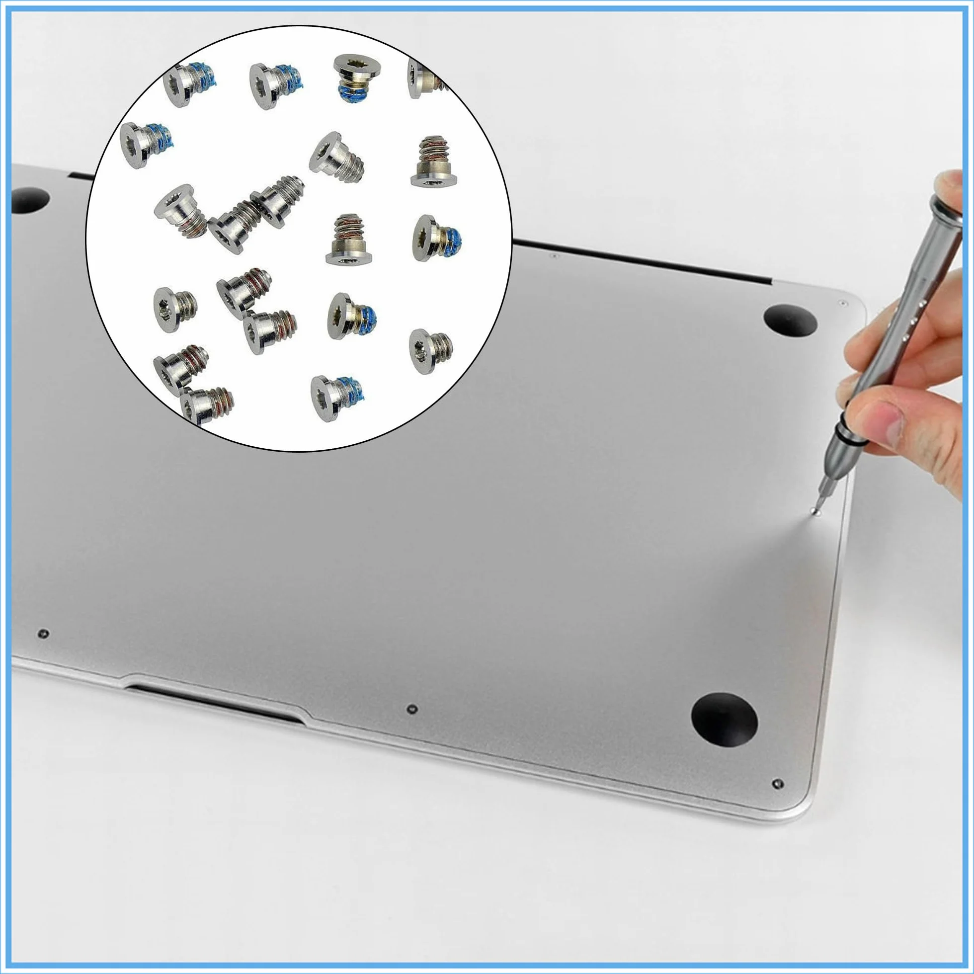 ANBOO 2 set di viti per MacBook Pro Retina Base inferiore 13 "15" A1425 A1502 A1398 2012-2015 Viti di riparazione per laptop Viti di ricambio per computer PC