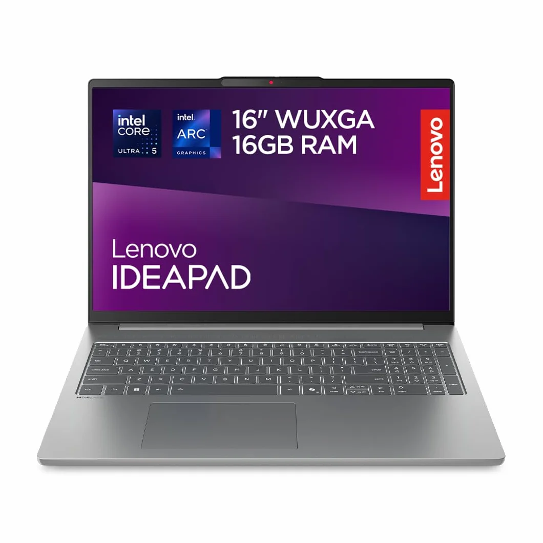 Lenovo IdeaPad Slim 5i 16" IPS 1920x1200 Intel Core Ultra 5 135H 16GB RAM DDR5 512GB SSD Tastiera retroilluminata Windows 11 Home Laptop