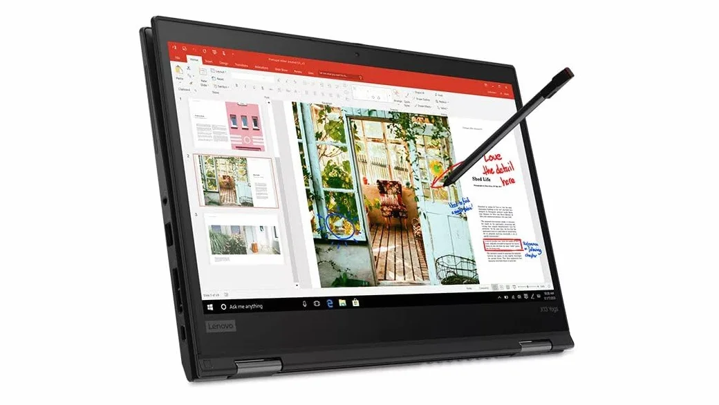 Lenovo ThinkPad X13 Yoga Gen 1, notebook FHD 2 in 1 da 13,3 pollici con touch screen, Intel Core i7-10610U, 16 GB di RAM, SSD da 512 GB, Windows 11 Pro (rinnovato)