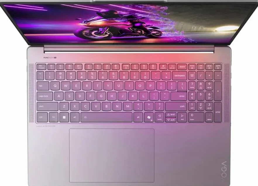 Lenovo Computer portatile Yoga Pro 9i da 16 pollici, Intel Ultra 9 285H 16-Core, NVIDIA GeForce RTX 5060, 32 GB di RAM, SSD NVMe da 1 TB, 16" 3.2K Tandem OLED 120Hz 1000-nits, Windows 11 Pro