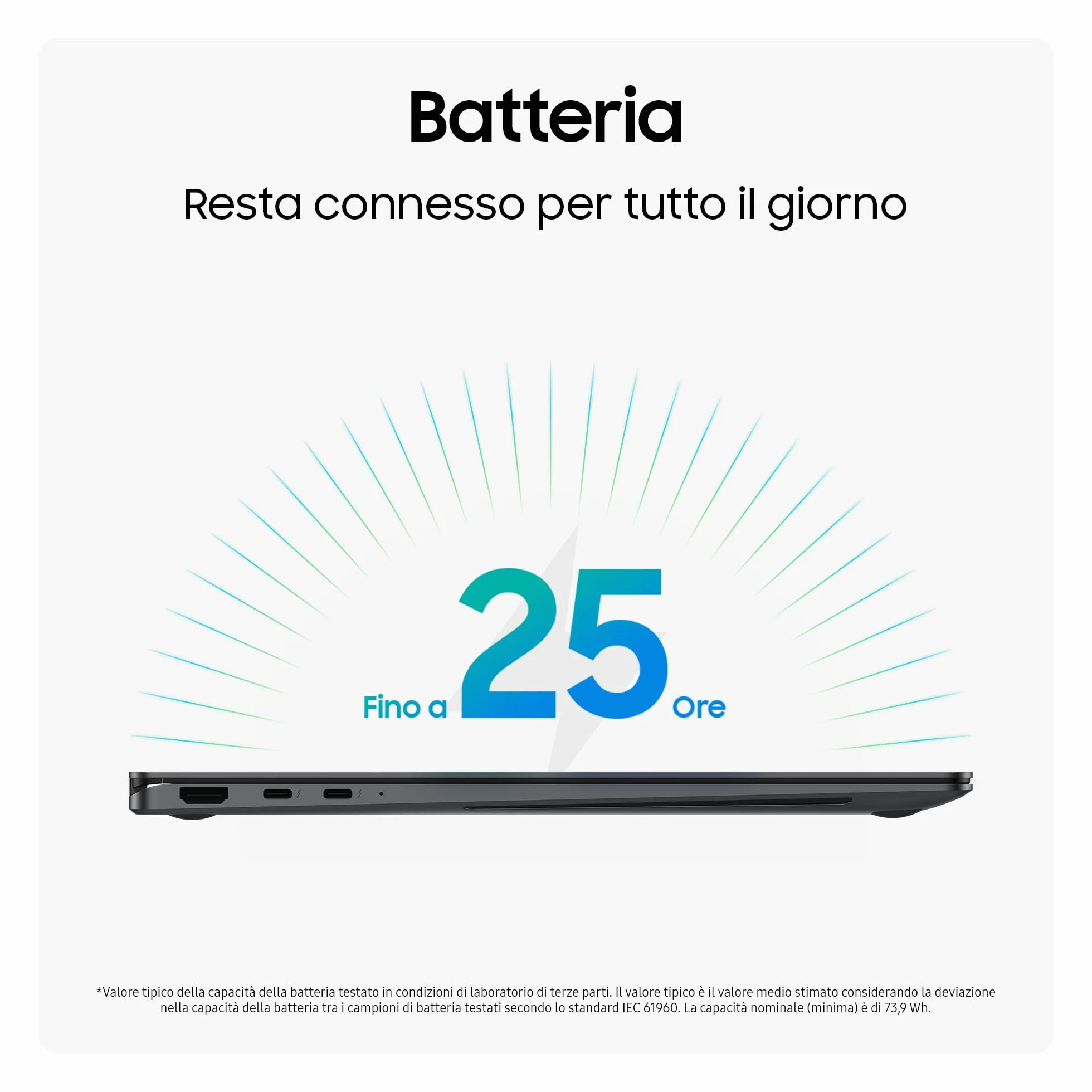 Samsung Galaxy Book5 Pro 360 16", Garanzia 3 anni, AI PC, Processore Intel Core Ultra 7 Serie 2, 16GB RAM, 1TB SSD, Display touch 3K Dynamic AMOLED 2X, S Pen, Windows 11 Home, Copilot+ PC, Gray [ITA]