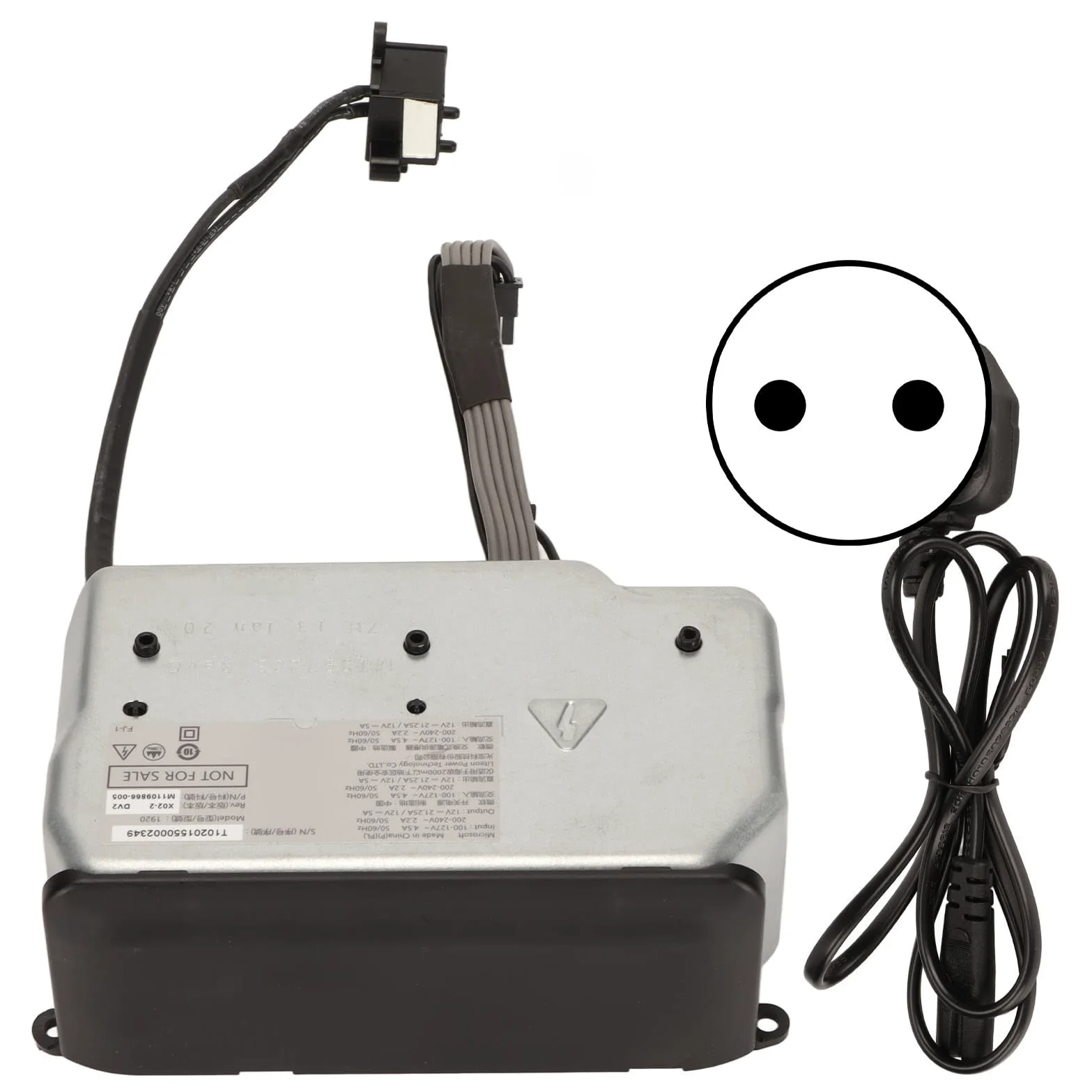 Per L'alimentatore Series X, L'alimentatore Interno del Gioco Sostituisci L'adattatore di Alimentazione del Controller di Gioco con il Cavo di Alimentazione per Series X