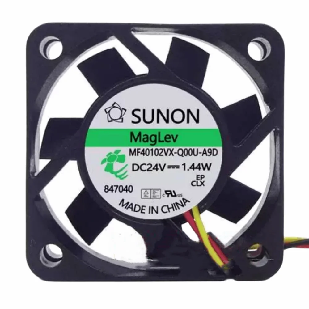 For MF40102VX-Q00U-A9D 24V 1.44W 40mm 3-Wire Fan - High 4010 4CM for Electronics