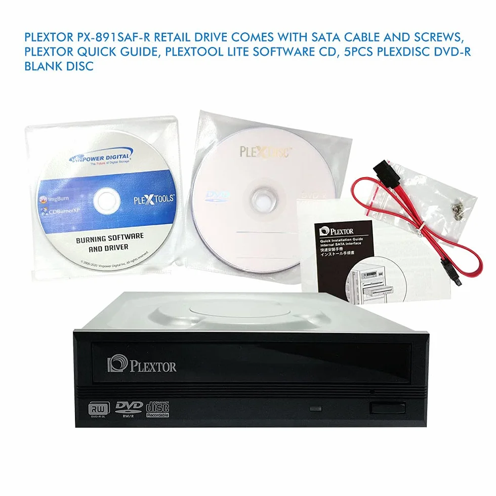 Plextor PX-891SAF-R 24 x SATA DVD + / - RW Dual Layer MASTERIZZATORE
