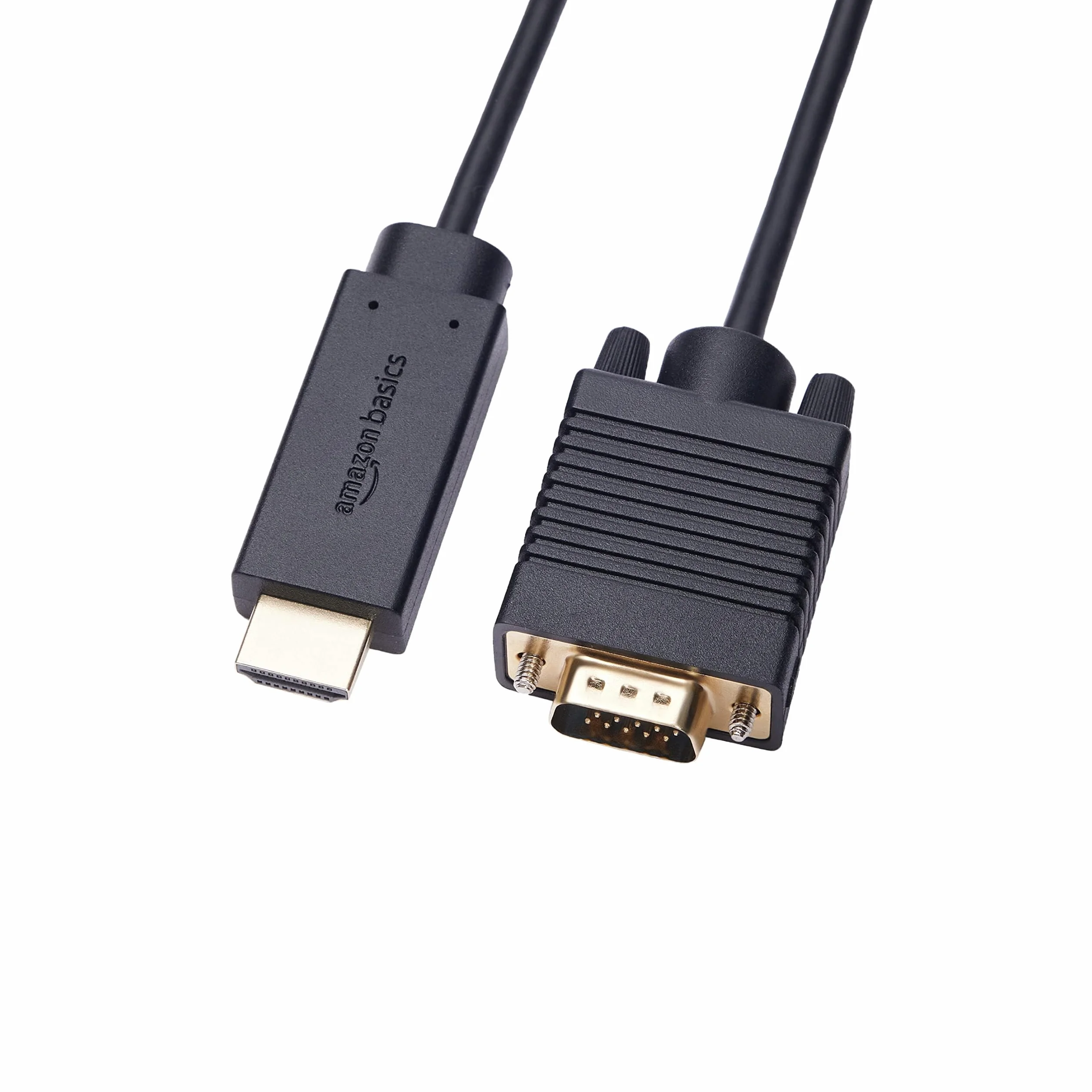 Amazon Basics Cavo HDMI a VGA non bidirezionale placcato in oro 6 feet nero