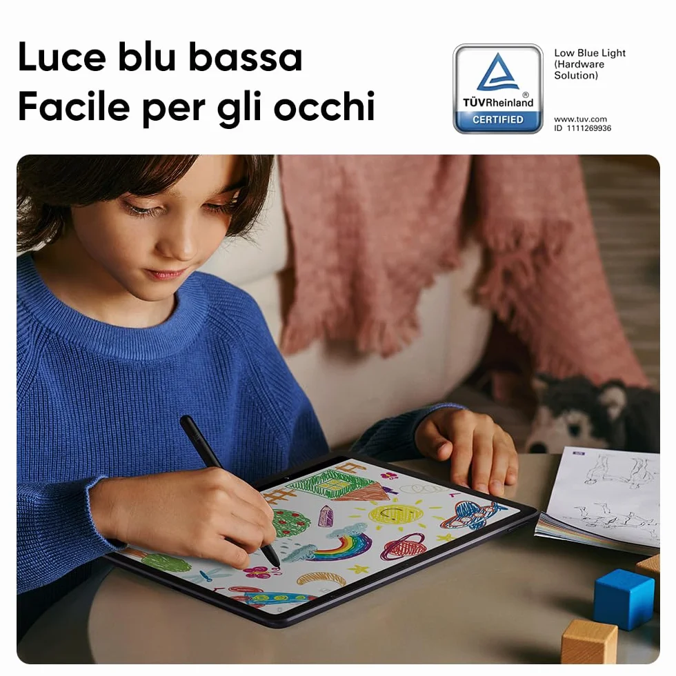 XPPen Tavoletta grafica con schermo autonoma da 12 pollici, Magic Drawing Pad, risoluzione 2K, 16384 livelli di pressione, gamma di colori 77% NTSC, 109% sRGB, 256GB ROM, Fotocamera, Display Doppio
