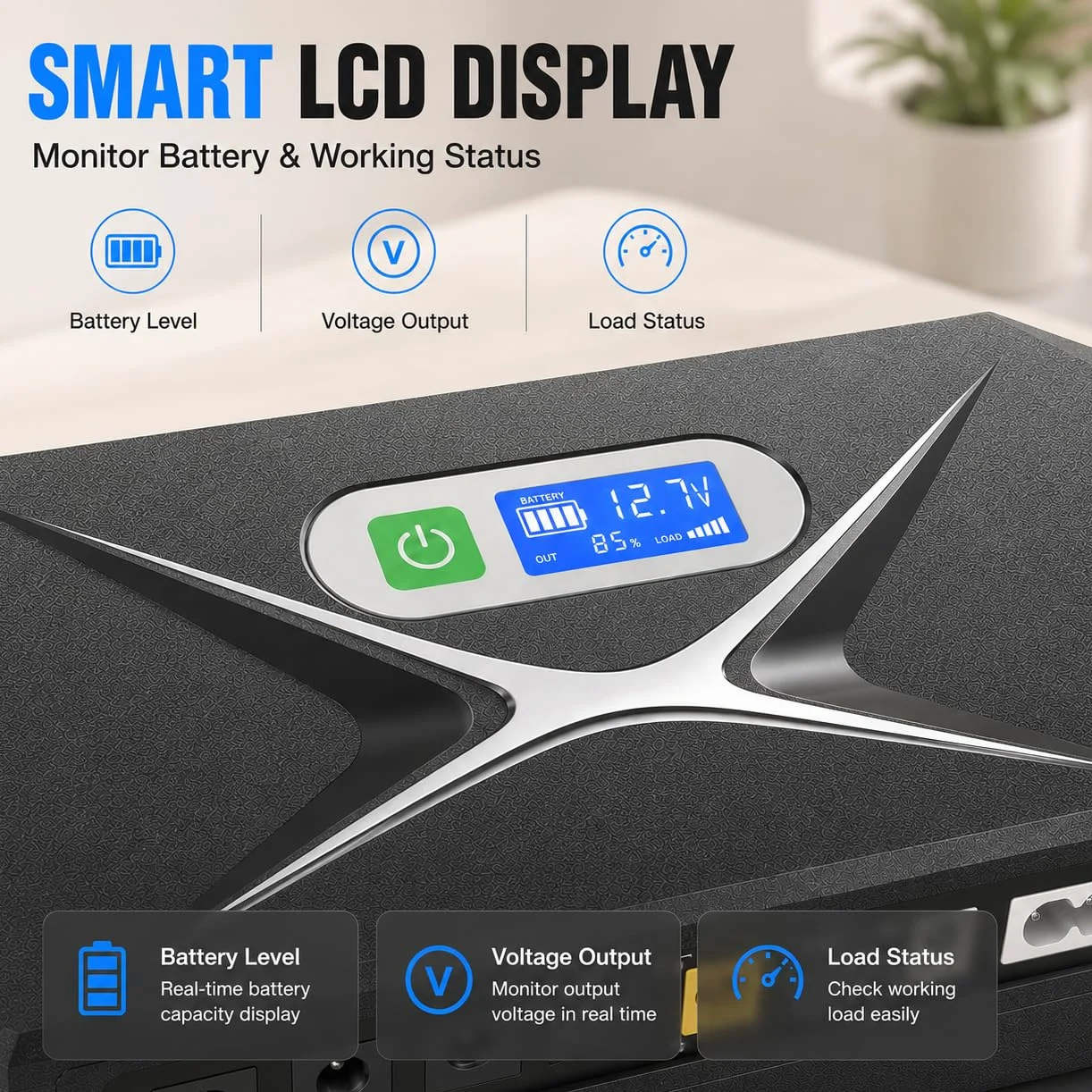 Mini UPS per Router Wifi,20800mAh Mini UPS Batteria di Backup con POE 1Gbps,4Porti DC 12V/3A, 1Port 5V/9V/12V-2A, 1Port USB 5V/2A Protezione Antisurge Ricaricabile Integrata