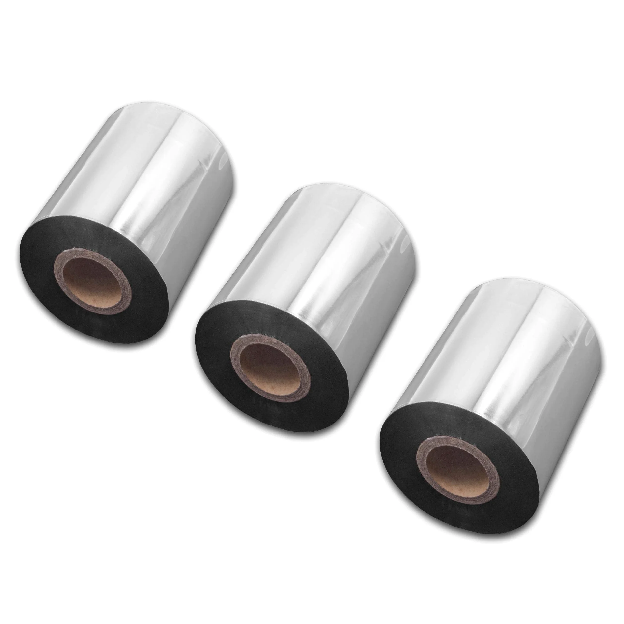 vhbw 3x nastro trasferimento termico compatibile con Godex RT700, G530, G500, EZPI 1300 etichettatrice, indelebile, 80mmx300m, cera/resina
