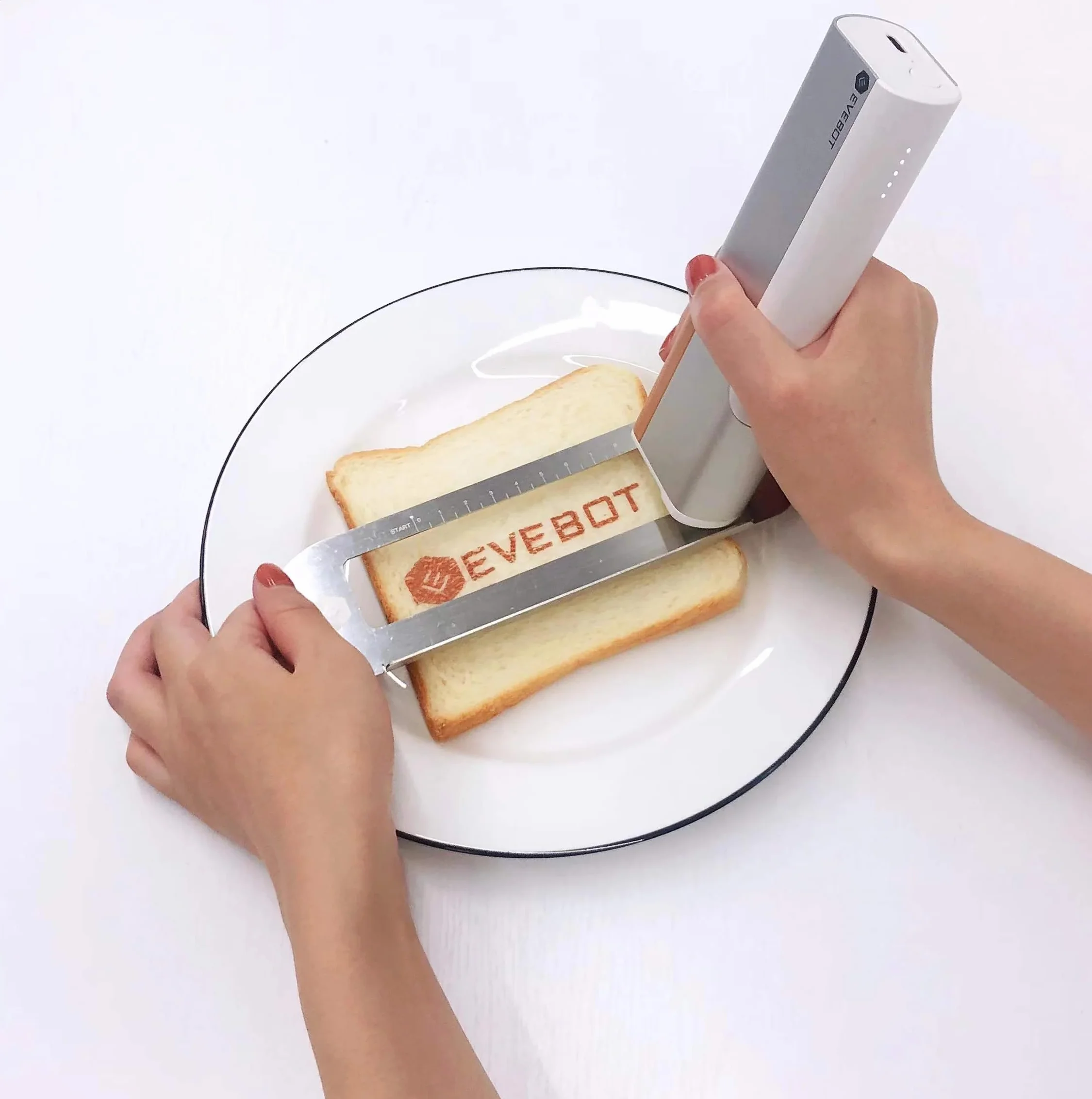 EVEBOT PrintPen mini Handheld Coffee Inkjet Printer Food Safety Grade Bread Cake Printer