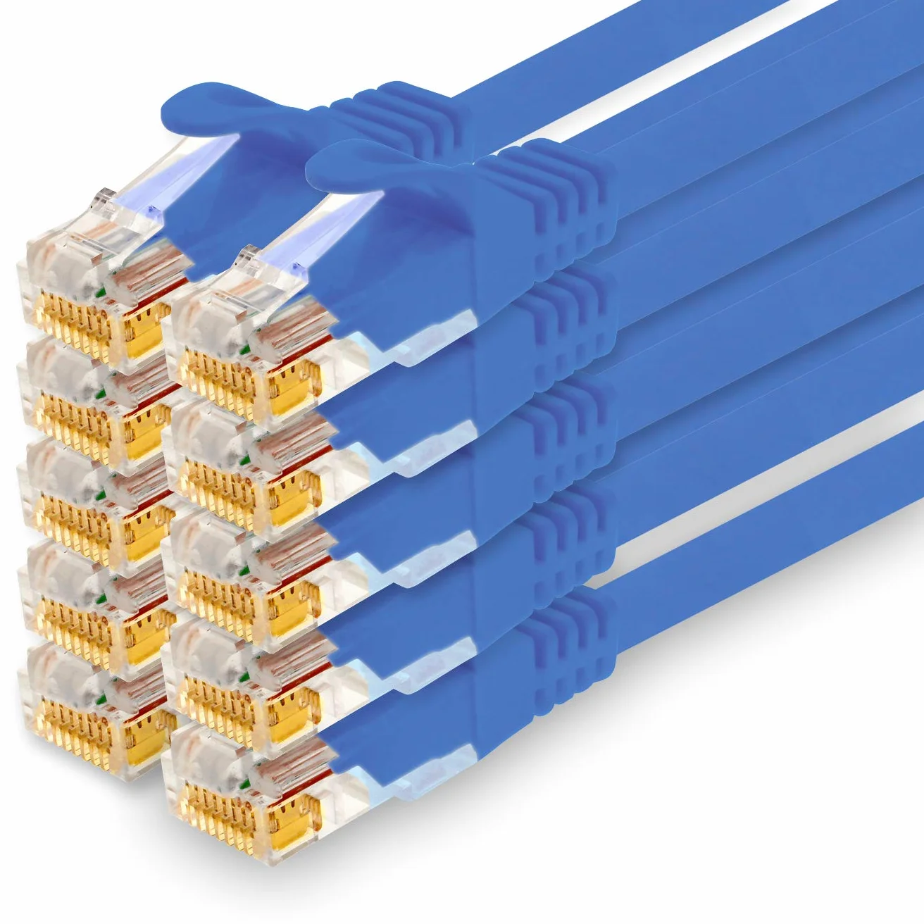 Cavo Ethernet RJ45 0,25m Patch LAN 10 pezzi