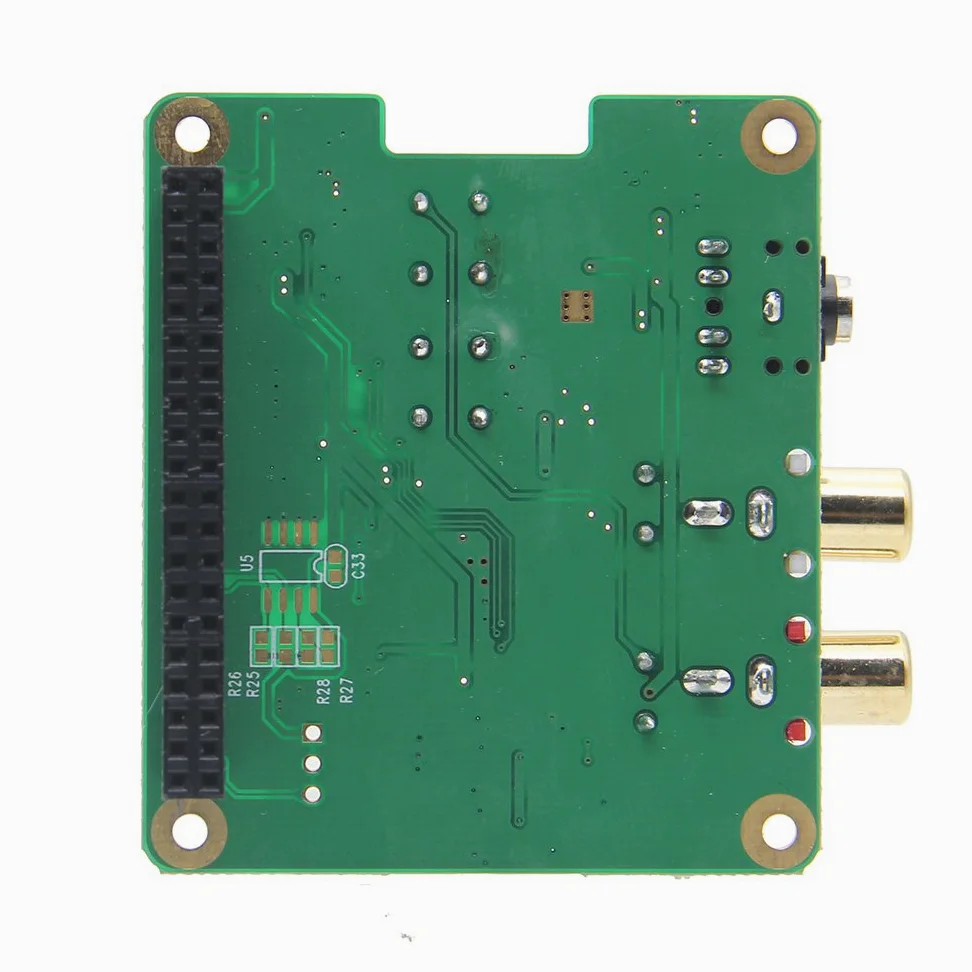 Rpi-Hifi-Dac Pcm5122 Scheda Di Espansione Scheda Audio Hifi Dac Per Raspberry Pi 3 Modello B / 2B / B +