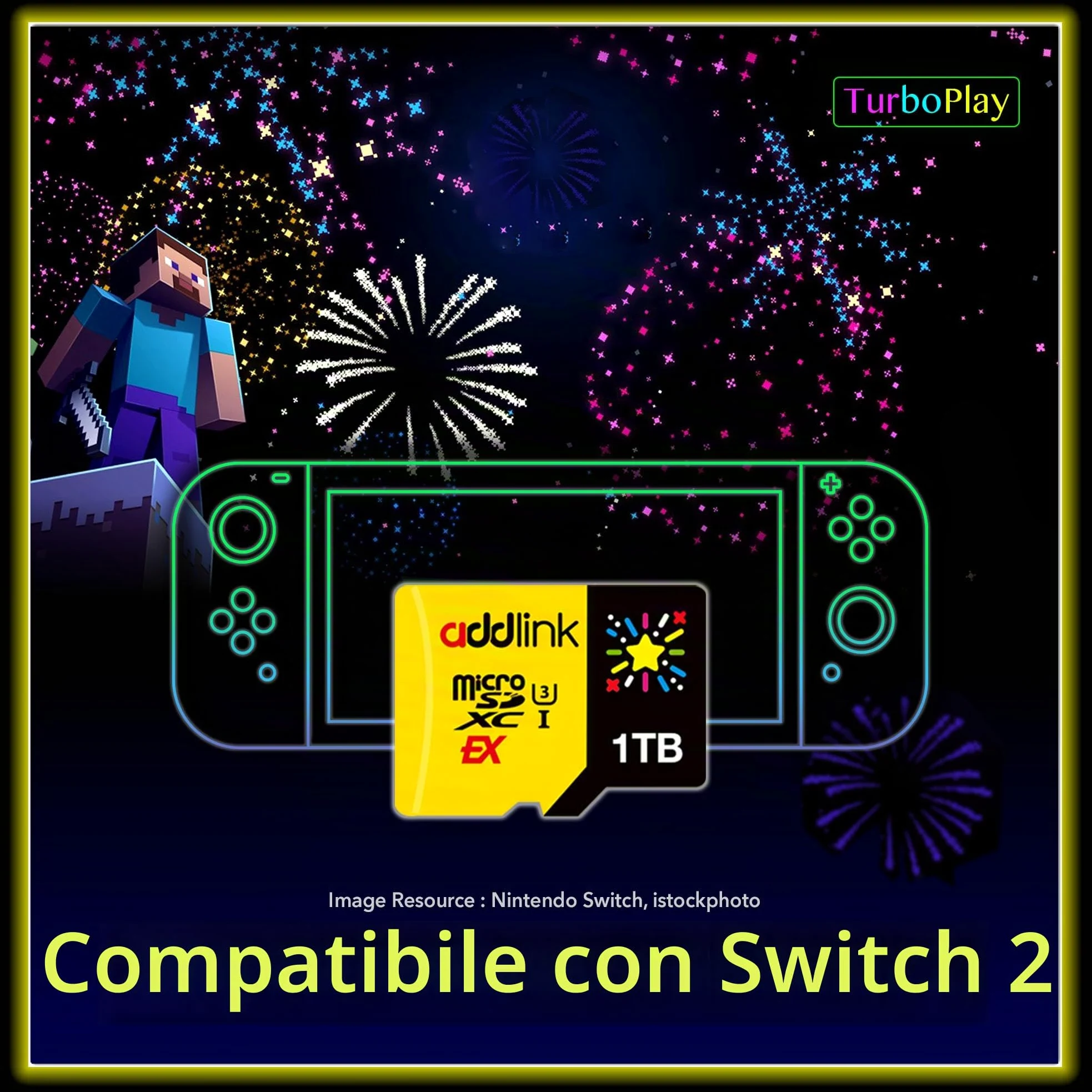 addlink Scheda microSD Express da 1 TB per Nintendo Switch 2, velocità fino a R/W 880/750 MB/s memoria MicroSDXC Express, ROG Ally, Steam Deck, fotocamera UHS-I, C10, U3, V30, Full HD 4K