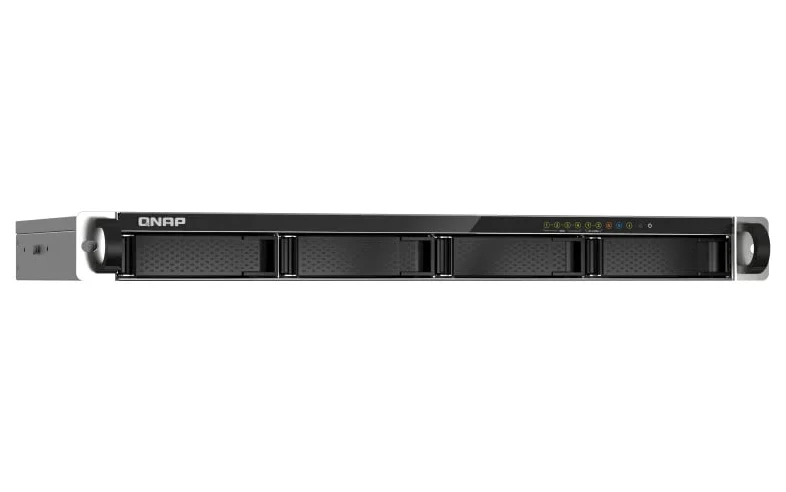 QNAP TS-435XeU-4G NAS con montaggio su rack 4 bay Supporta cache SSD 2,5GbE/10GbE e M.2 NVMe, senza HD
