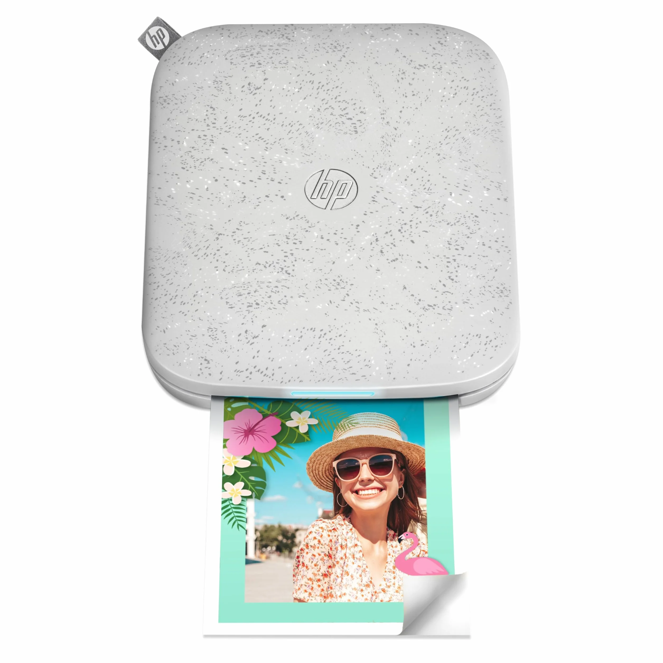 HP Sprocket 3x4 (8,9x10,8 cm) Stampante fotografica portatile, Stampa istantanea di foto e creazione di scrapbook con carta adesiva Zink, Ideale per l'uso domestico o in viaggio, Bianco.