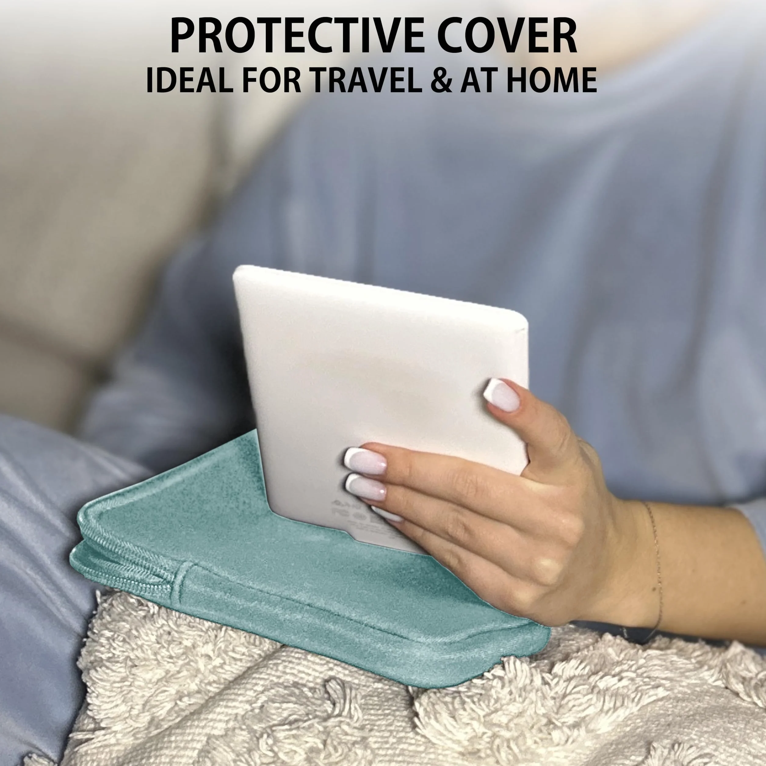 MyGadget Custodia in Neoprene per Tablet fino a 6,8 Pollici [ 19 x 13,5 cm ] - Custodia Protettiva per Kindle Paperwhite [ 2024 ] | Tolino Vision 1-4 | Shine 1-3 - Blu Chiaro