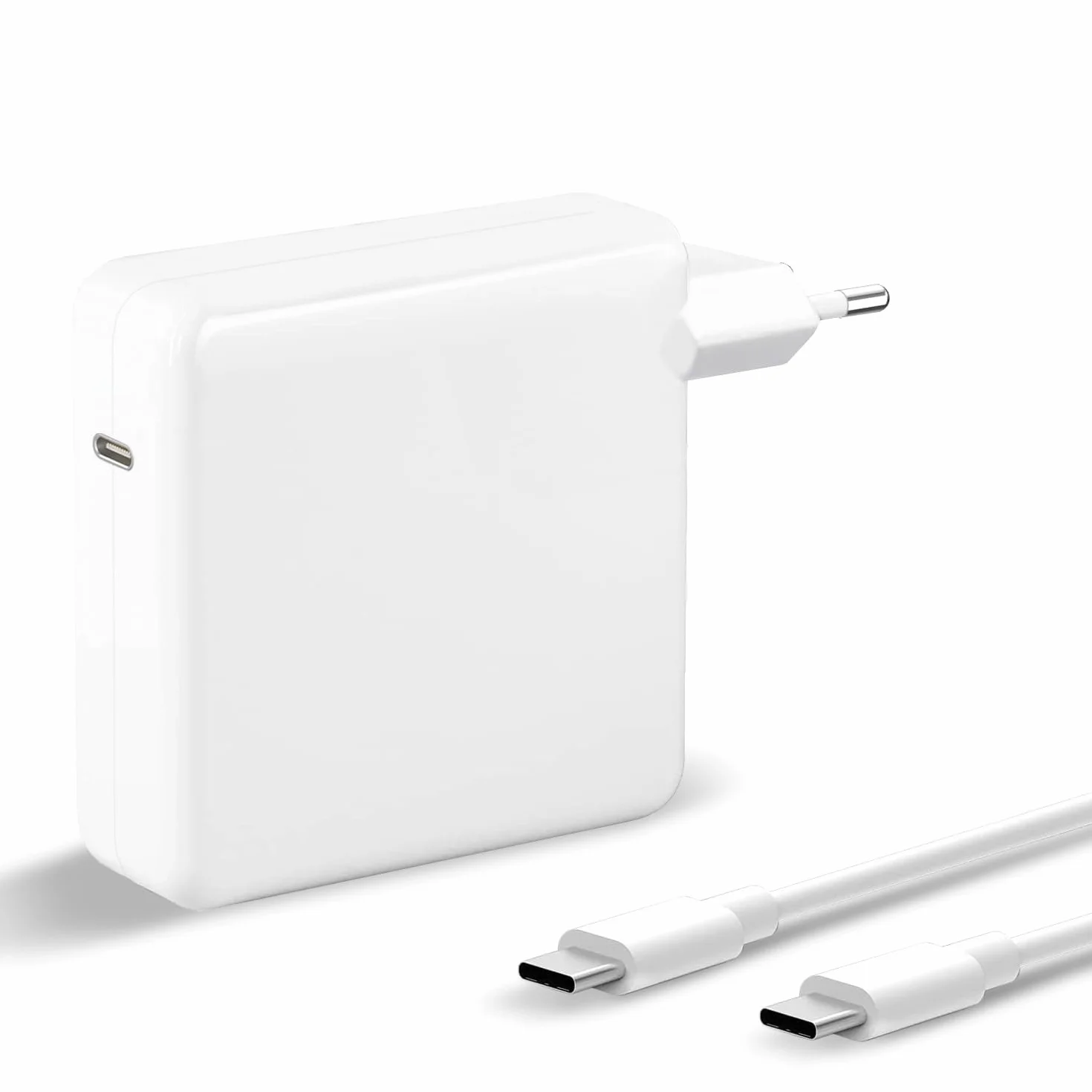 Caricatore USB C Tipo C 100W Alimentatore per Mac Book Air Mac Book Pro 13 14 15 16 pollici 2024 2023 2022 2021 2020, M1 M2 M3 Mac Laptop, iPad, Caricabatterie Rapido
