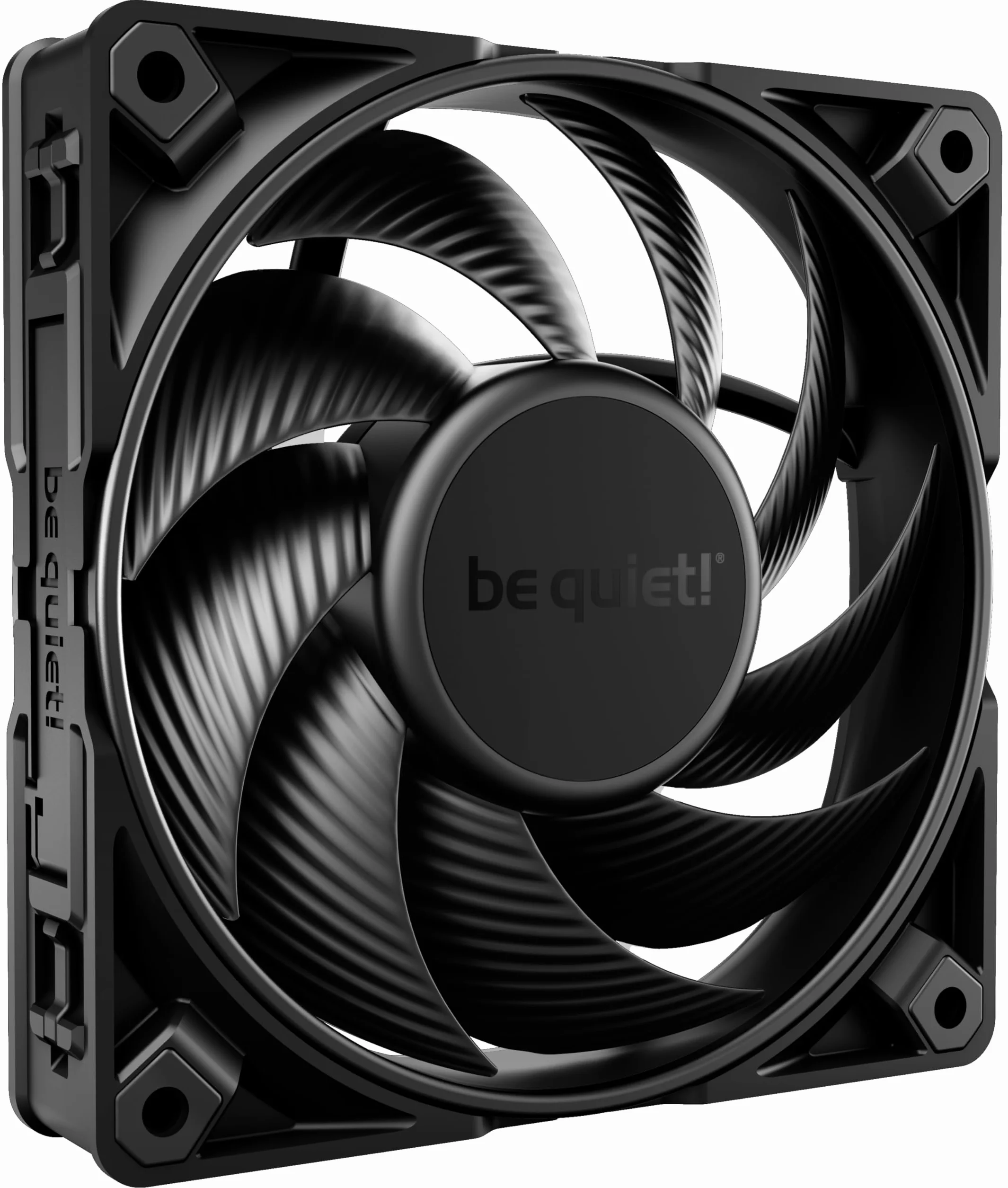 be quiet! Silent Wings Pro 4 120mm PWM ventola, pale ottimizzate, prestazioni elevate, selettore di velocità per cambiare velocità PWM massima, motore a 6 poli, cuscinetto fluido-dinamico