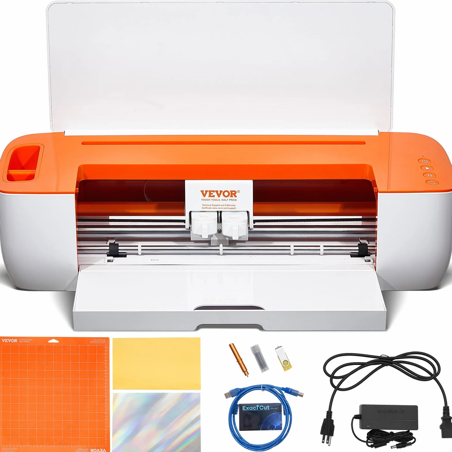VEVOR Taglio Vinile, Plotter da Taglio con Connettività Bluetooth, Compatibile con iOS, Android, Windows e Mac, Grandi Disegni Inclusi, per Creare Carte Personalizzate, Decorazioni per la Casa