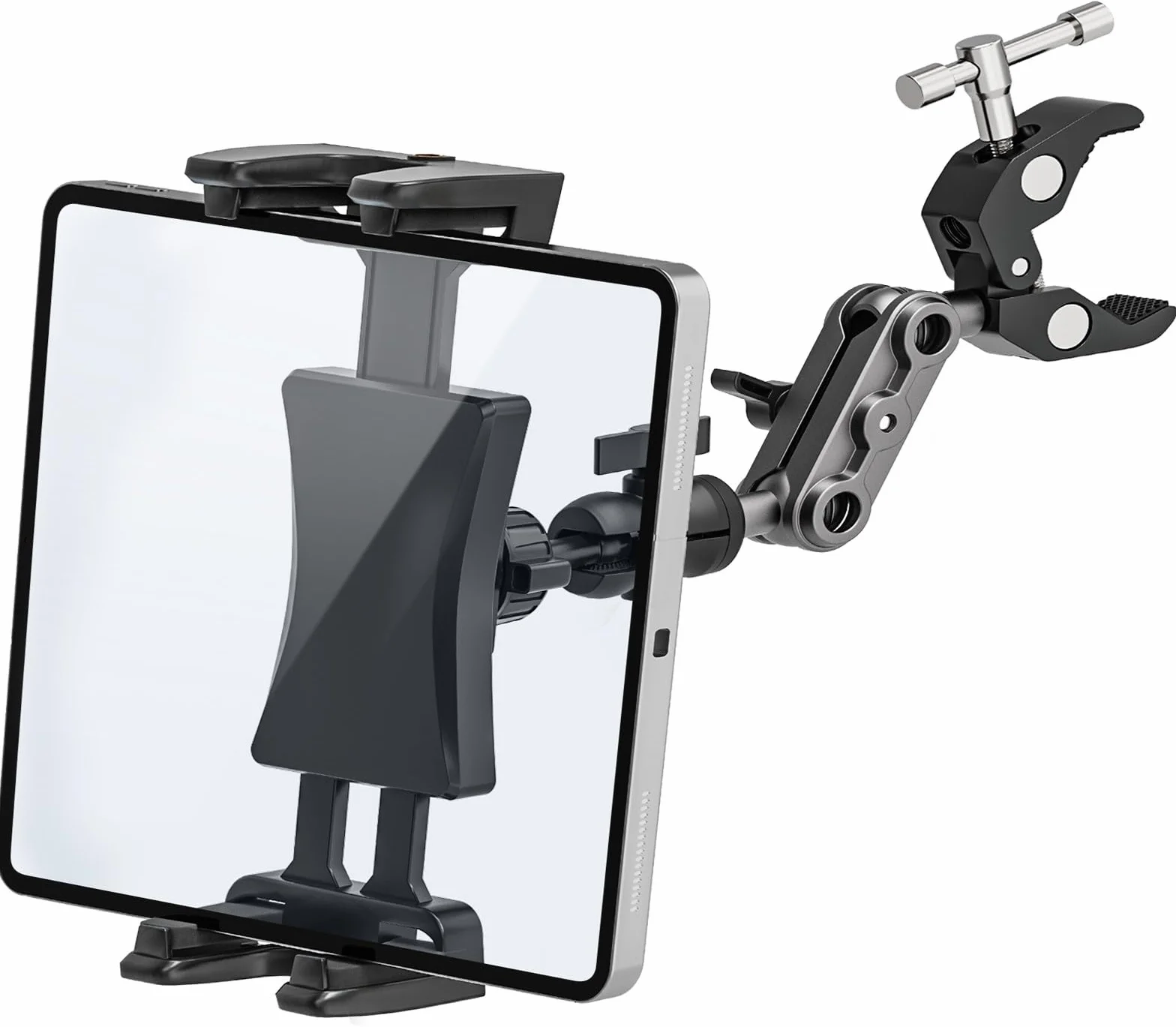 Tendak Supporto per iPad per Cyclette Regolabile a 360 Gradi Compatibile con iPad Pro Air Mini Samsung Galaxy Tab Tablet 4,7-12,9"