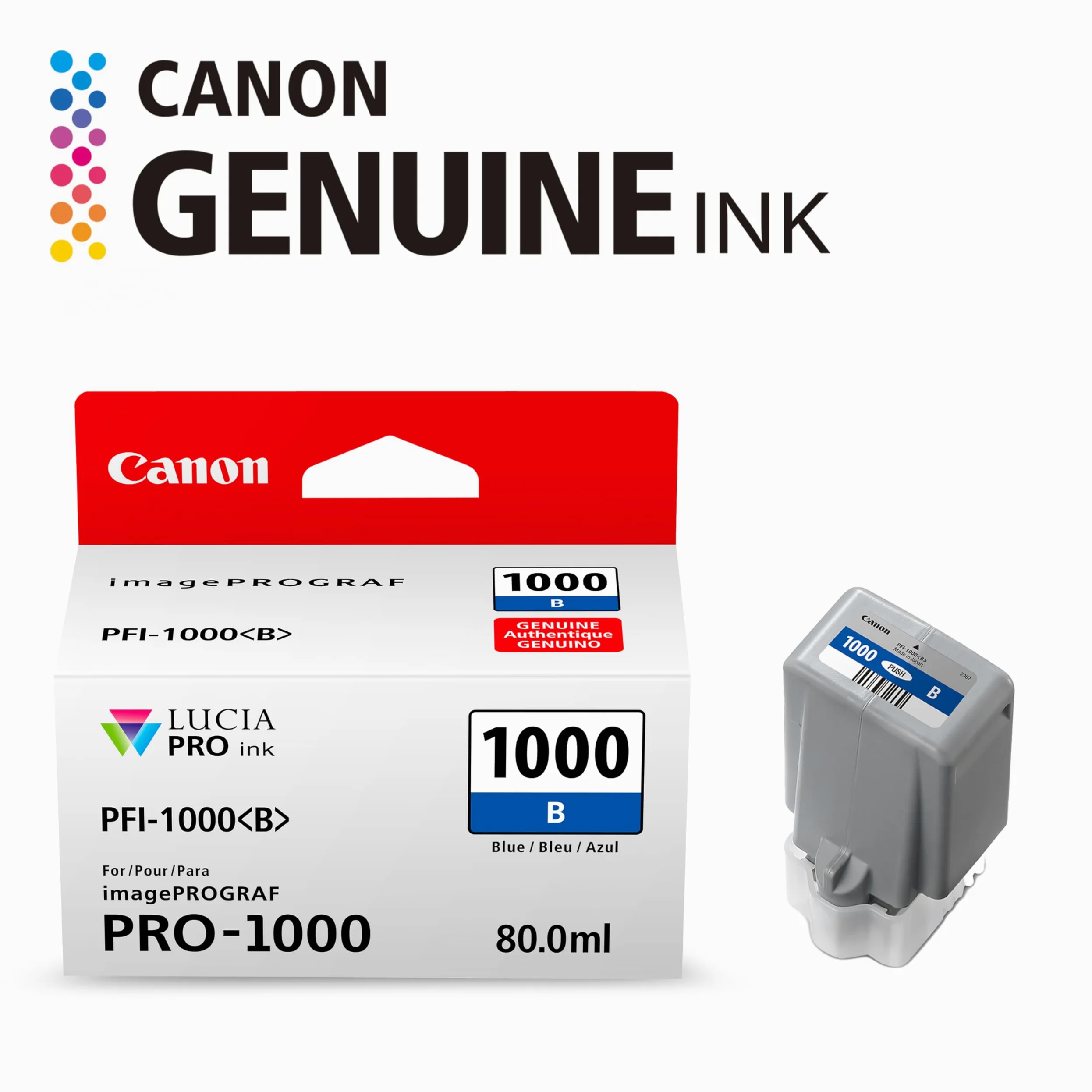 Canon PFI-1000 cartuccia d'inchiostro Original Blu