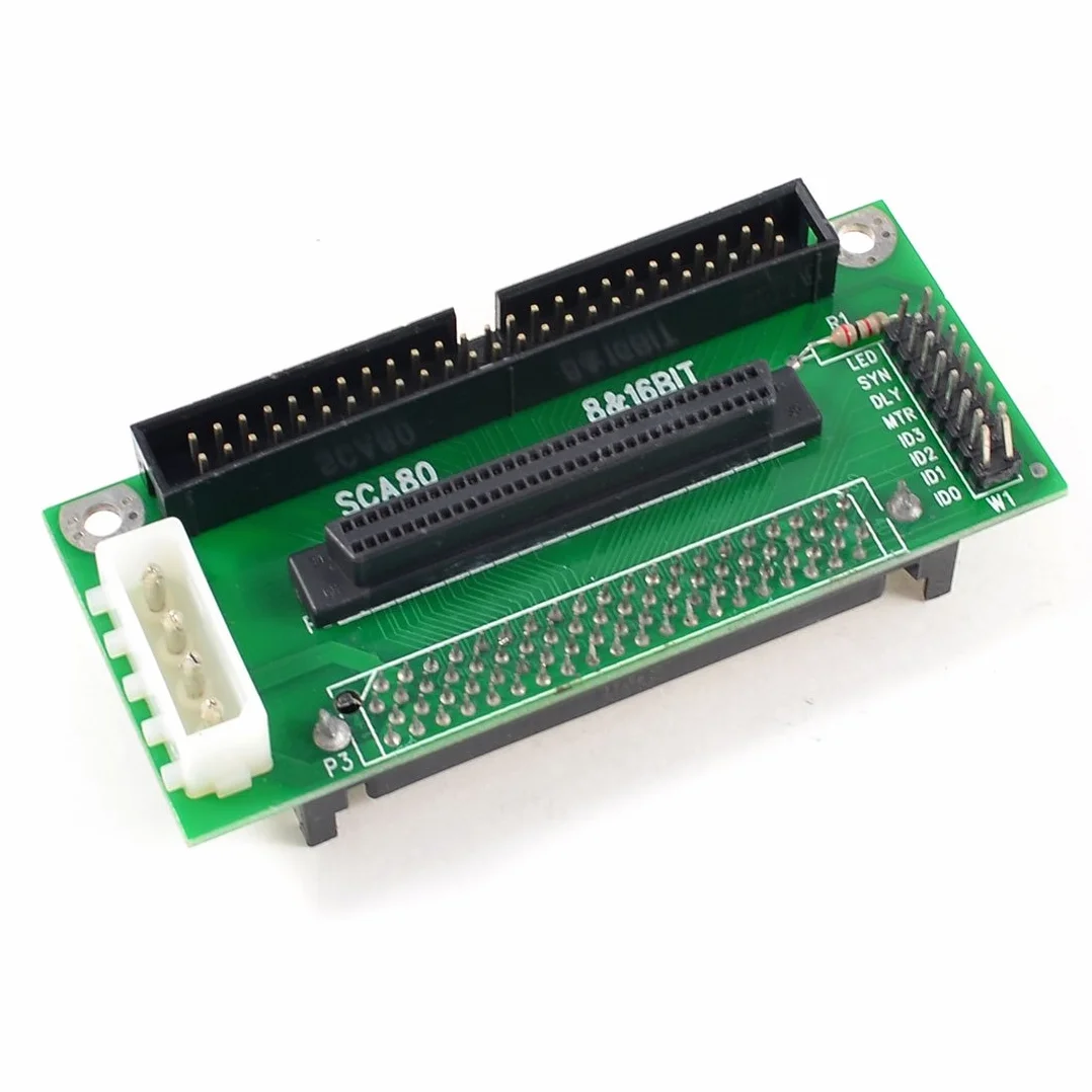 SCA 80Pin a SCSI HD 68/50 Pin Adattatore Convertitore