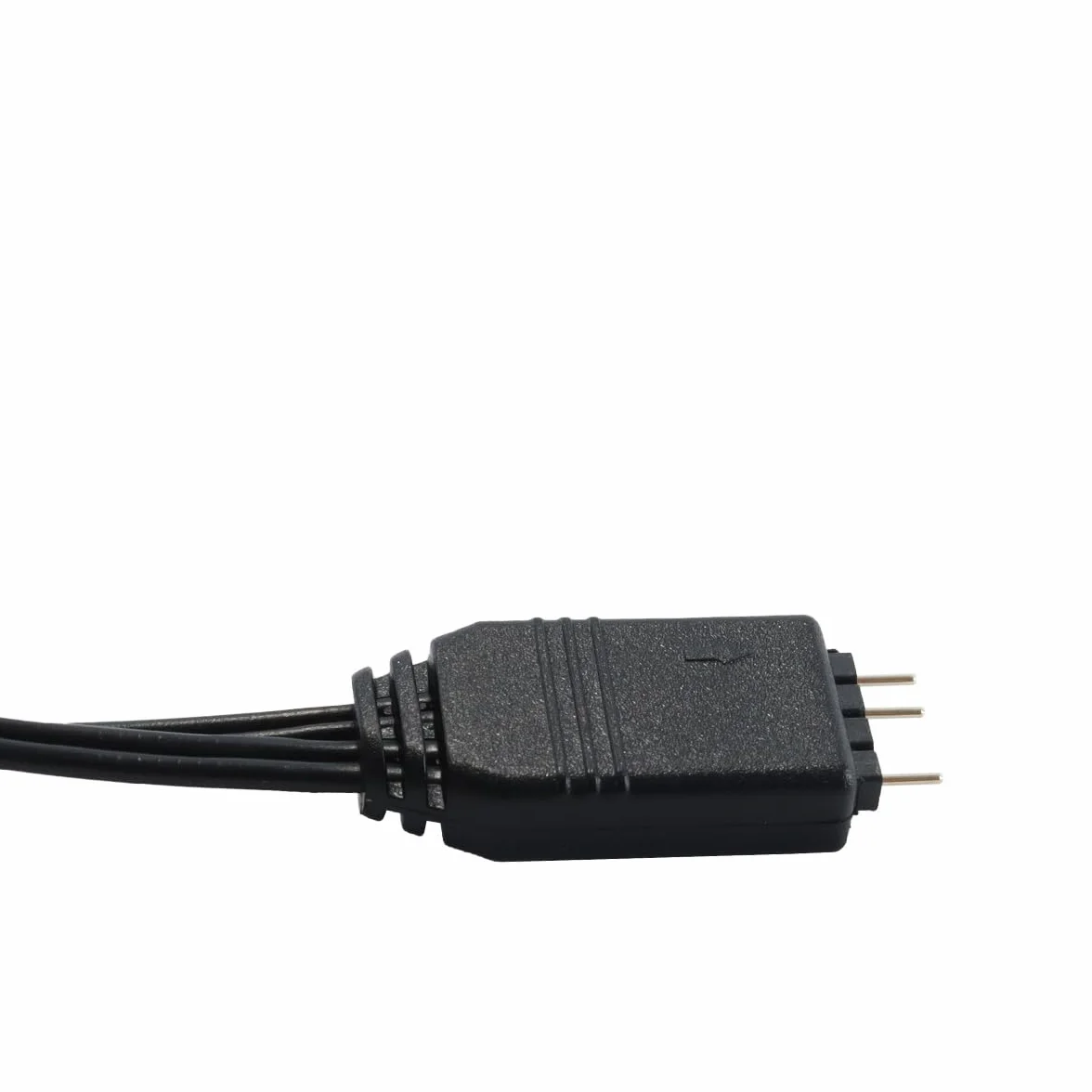 Controller ARGB a 3 pin e 5 V, confezione da 2, alimentato tramite SATA con splitter, modalità di illuminazione integrate per schede madri non ARGB, ventole/strisce fai da te