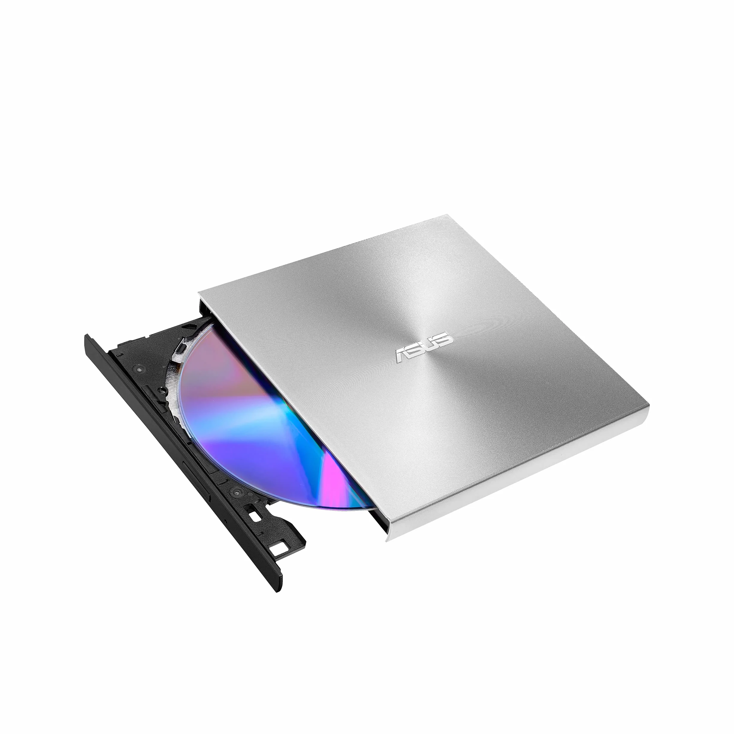 ASUS Masterizzatore Esterno ZenDrive U8M (SDRW-08U8M-U/SIL), Lettore Ultra Slim 8x, CD/DVD, Supporto M-Disc, USB, compatibile Con Windows e Mac OS, Argento