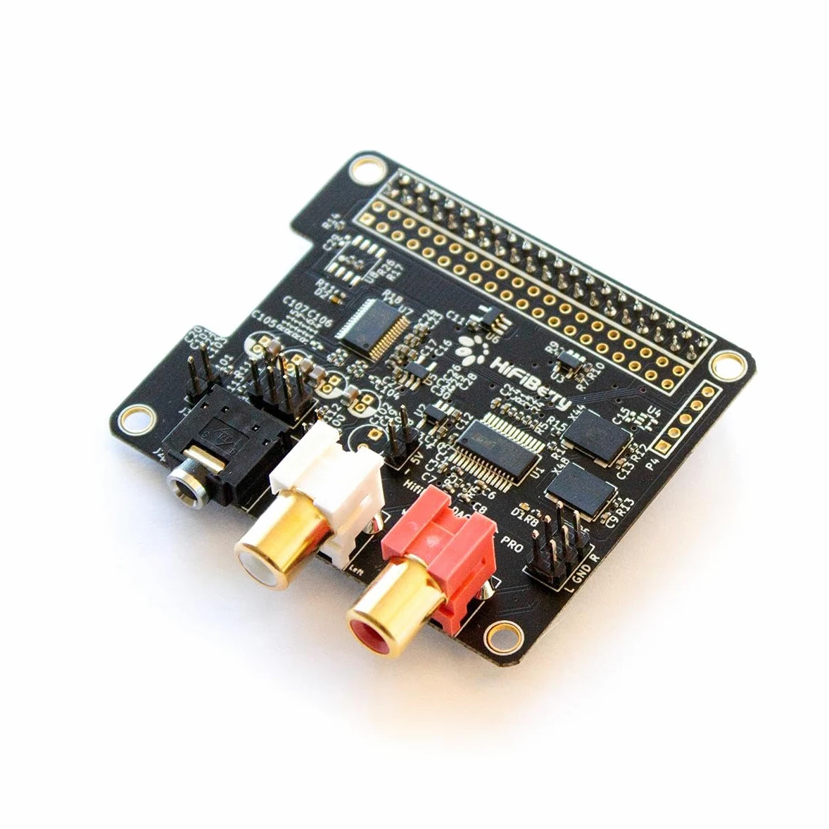 HiFiBerry DAC + ADC Pro Scheda audio per Raspberry Pi con ingresso e uscita