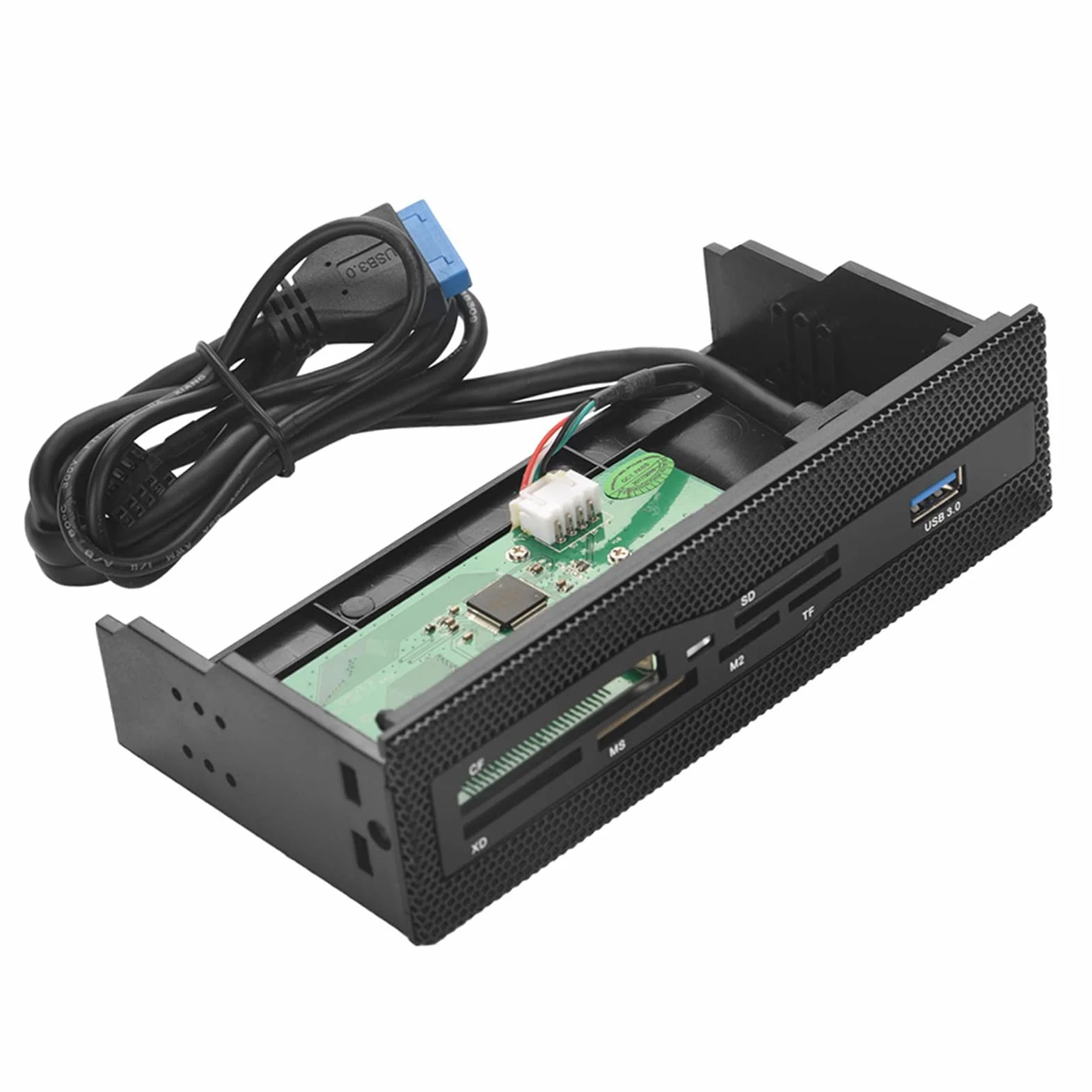Pannello Frontale Lettore di Schede Interno Pannello Frontale Usb 16×10×5 Pc Lettore di Schede Interno Porta Usb 3.0 M2 Scheda Cf Cruscotto Pannello Frontale Pannello del Pc