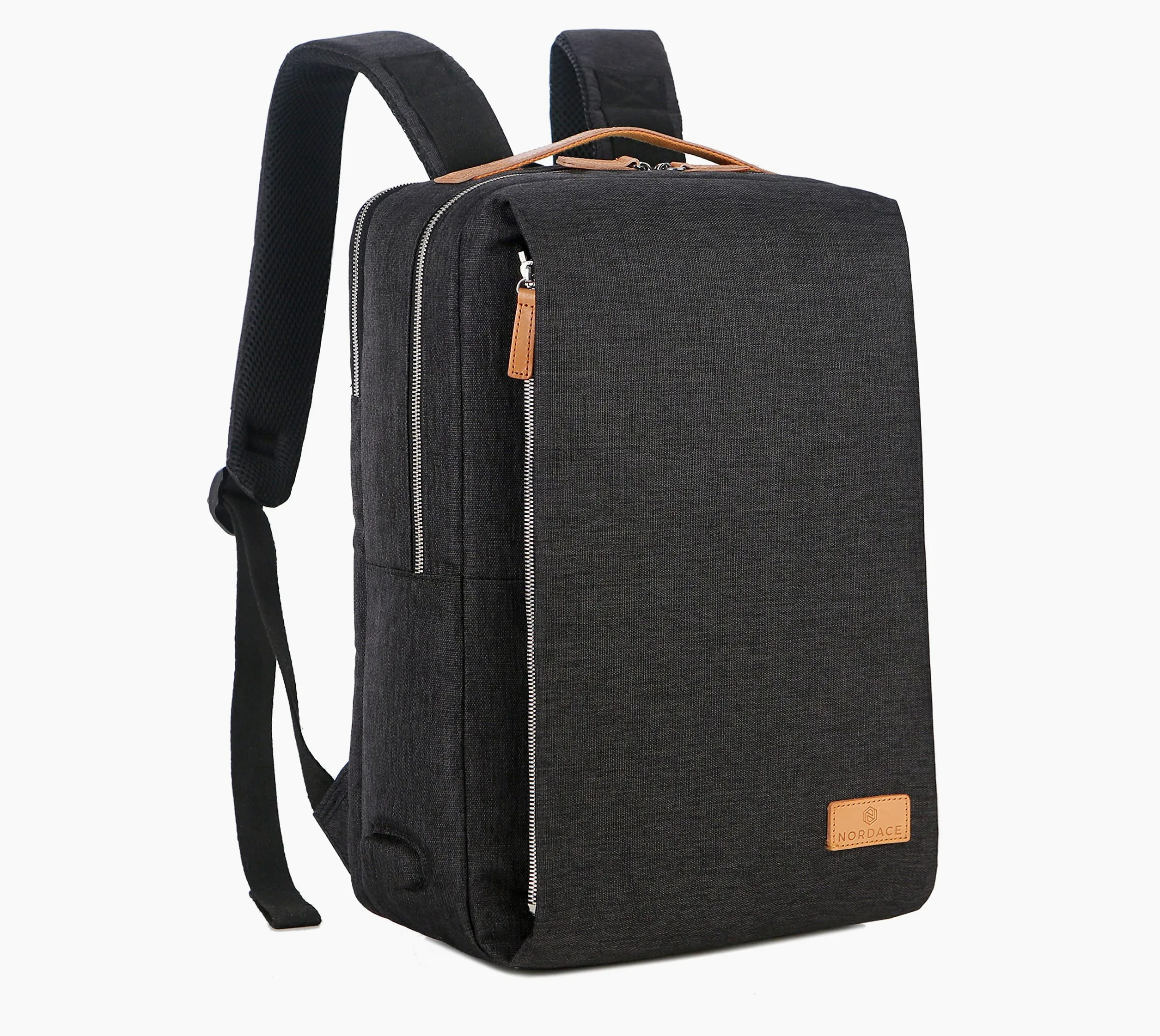 Nordace Siena - Zaino per computer portatile da 15,6 pollici, unisex, con porta di ricarica USB, impermeabile, per tutti i giorni, viaggi o lavoro