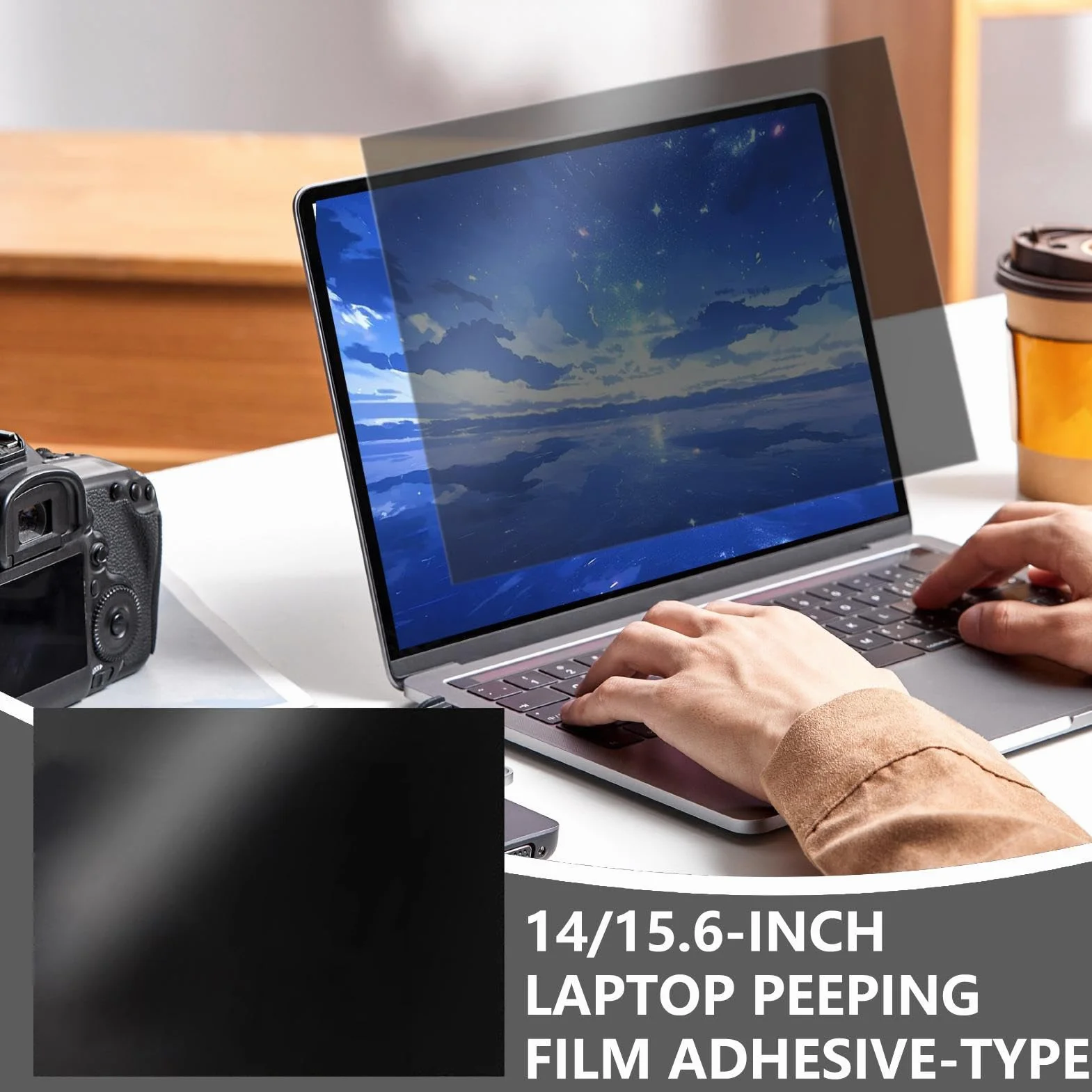 Protezione Visiva Per Computer Portatile - Schermo Di Sicurezza Grande Schermo | Pellicola Riservata Anti-sguardo, Protezione Dei Dati, Cornici Ideali, Indipendenti, Camere Di Classe, Librerie, Tra