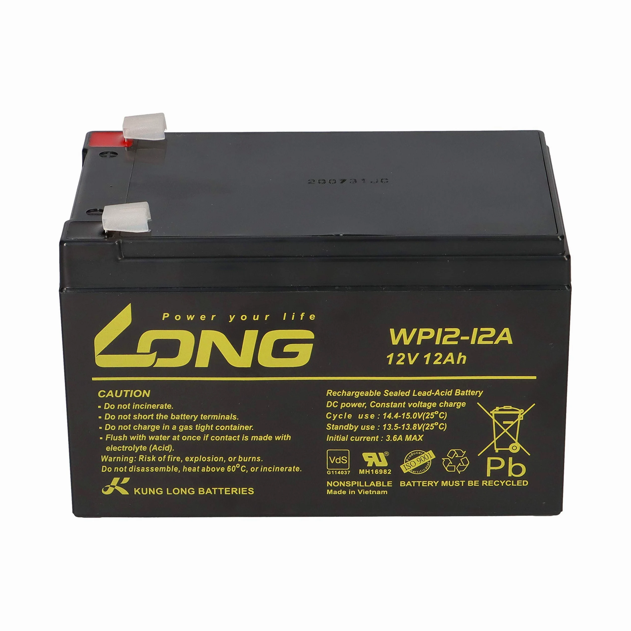 Batteria di ricambio compatibile per APC RBC6, APC Smart UPS 700, 1000, 1500 e Back UPS Pro 1000