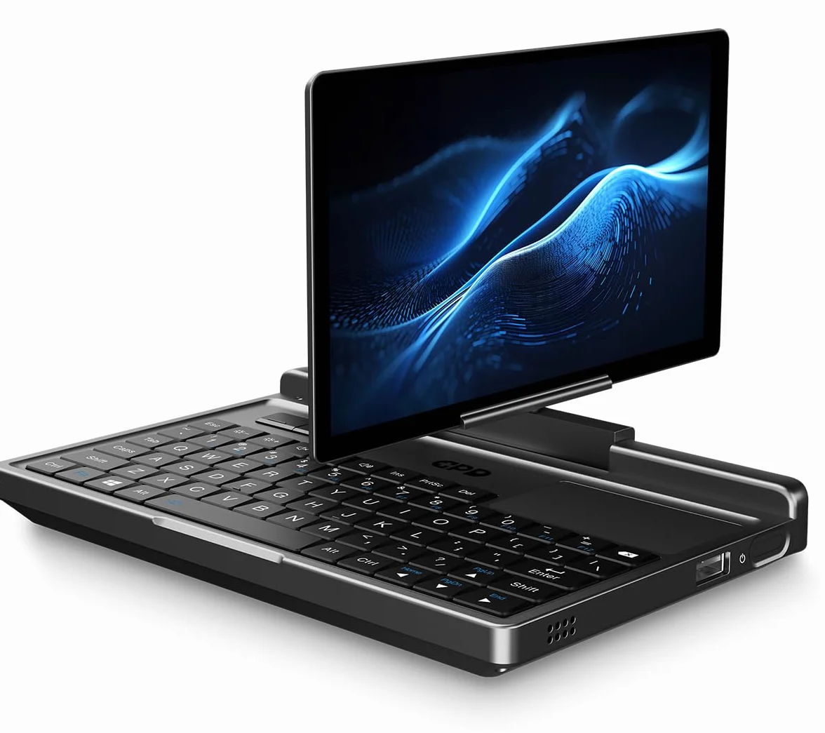 GPD Micro PC 2 (i3-N300) Ultra Mobile PC Windows 11 Home 7" Full HD 180° Octa Core 16GB LPDDR5 512GB SSD NVMe Wi-Fi 6 Ethernet 2.5G Bluetooth 5.2