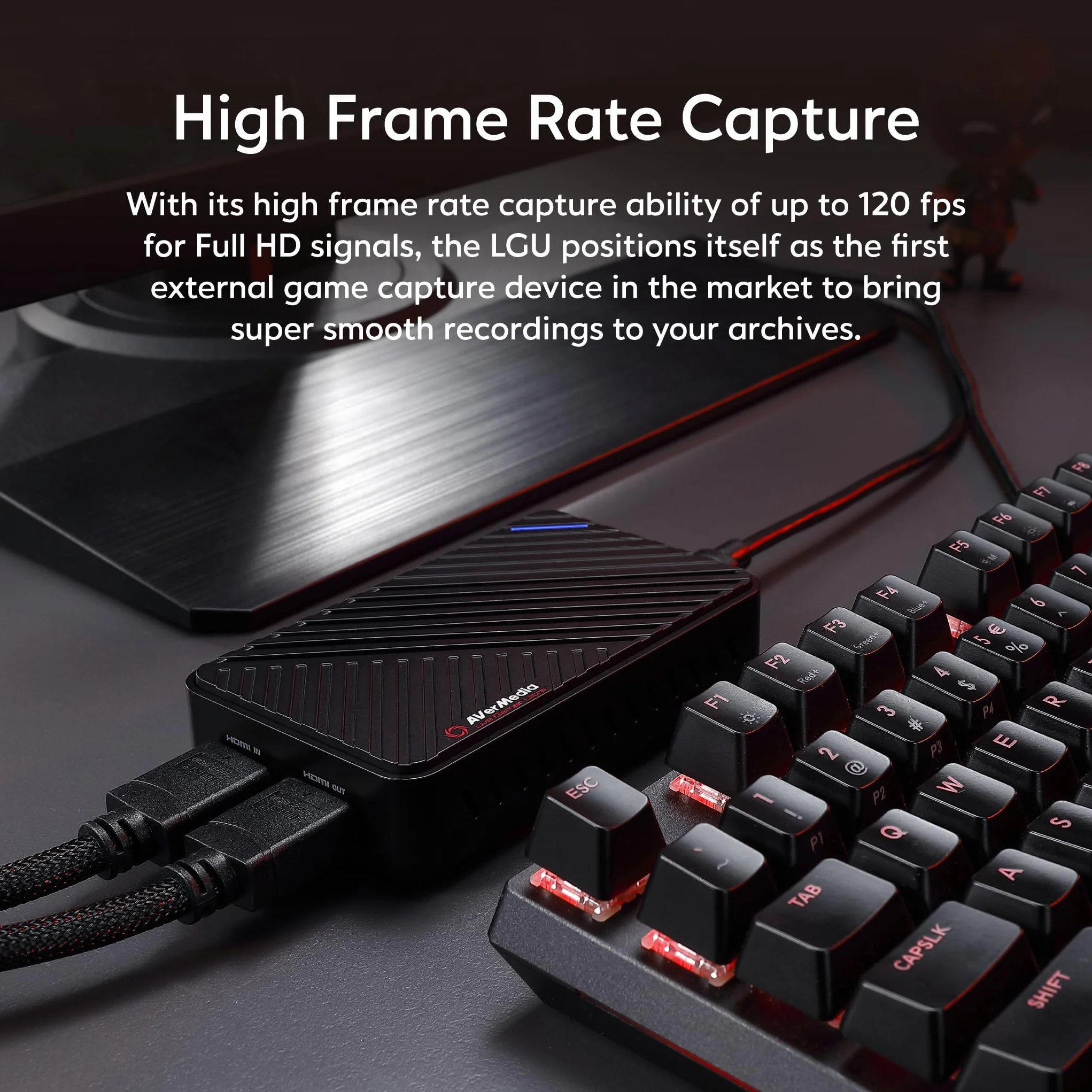 AVerMedia Live Gamer Ultra - Scheda di Acquisizione USB 3.1 per Streaming Videogiochi e Creazione Contenuti, Supporto VRR, HDR 2160p60, Pass-Through HDMI - GC553