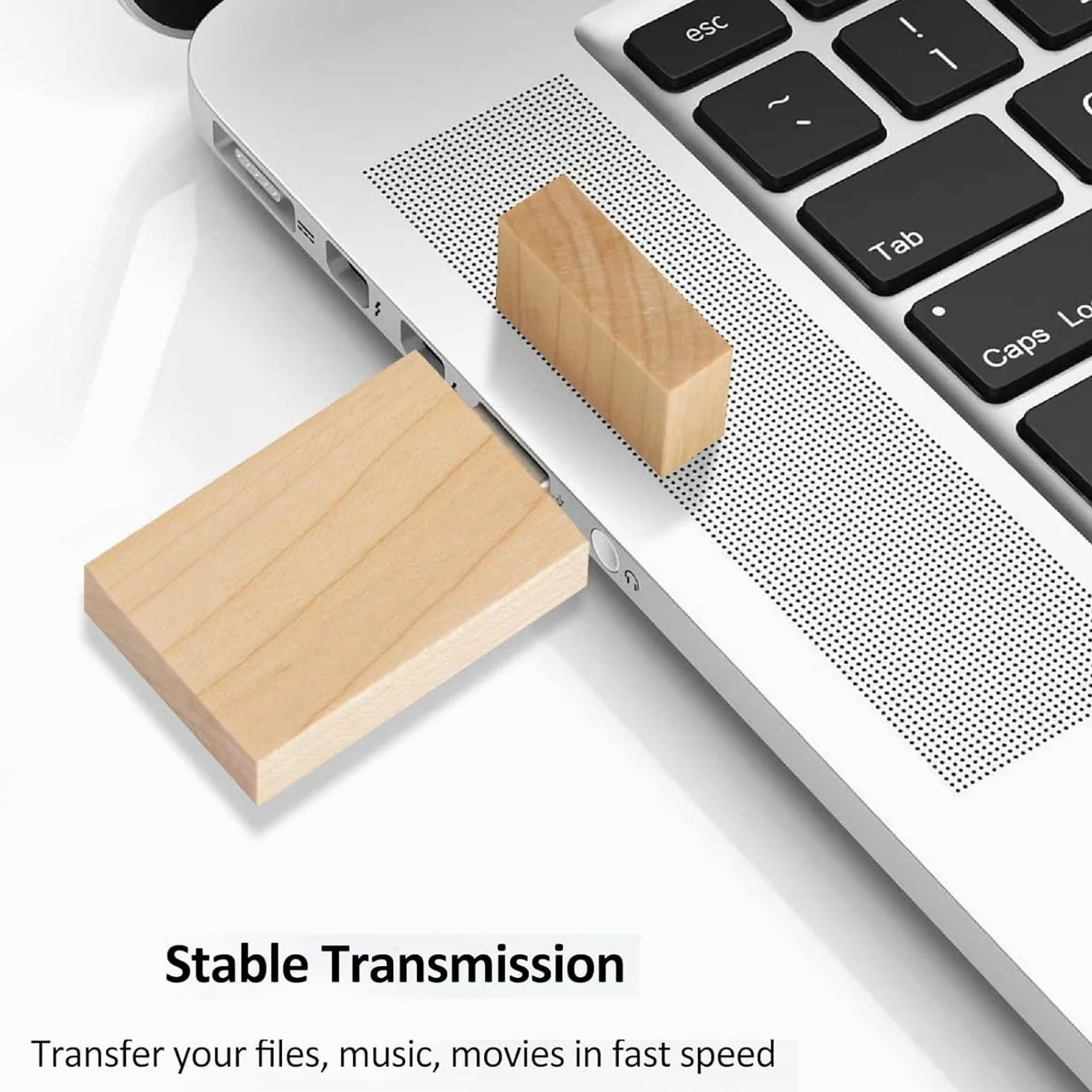 Pendrive 8GB, Chiavette USB 11 Pezzi In Legno, Pen Drive 8GB USB 2.0, Pennetta USB, for PC/Laptop/Smart TV, Perfetto come regalo, In Legno D'acero