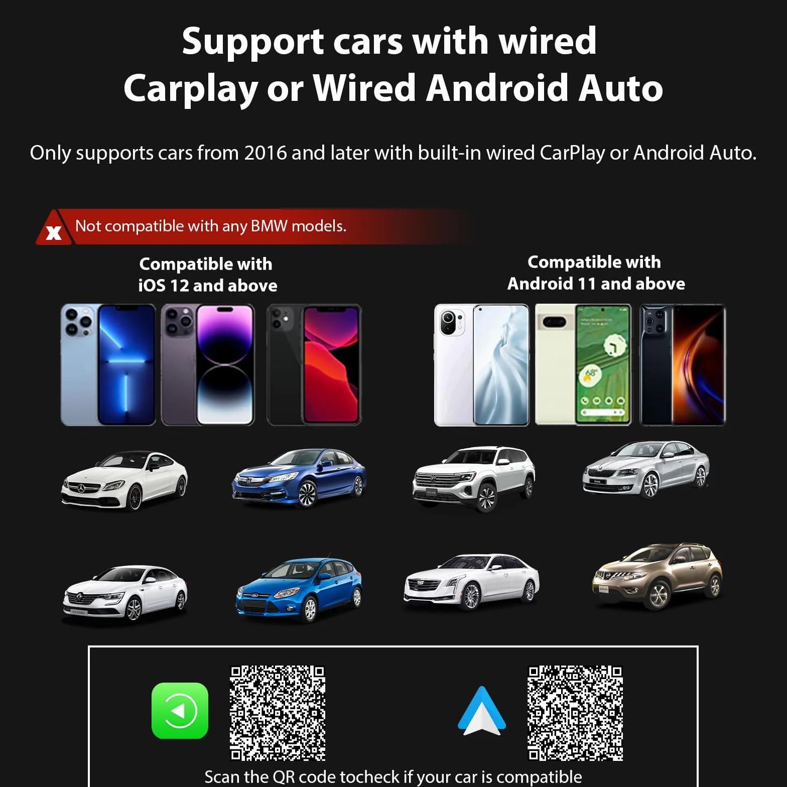 Mini adattatore wireless CarPlay, grigio argento – Adattatore wireless compatto per auto per Android Auto, connessione automatica rapida, aggiornamento CarPlay cablato a wireless 2026 (A28)