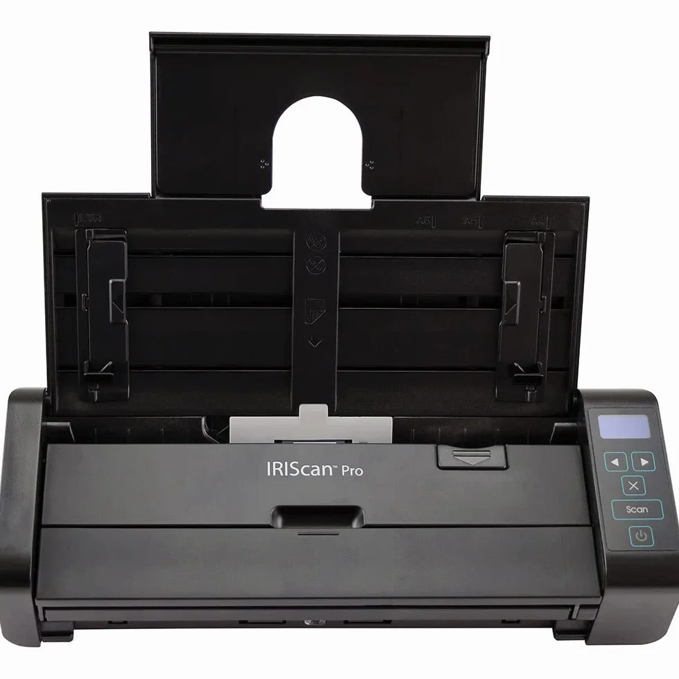 Iriscan Pro 5 Scanner de bureau recto verso 23ppm 600 dpi lecture et encodage codes barres