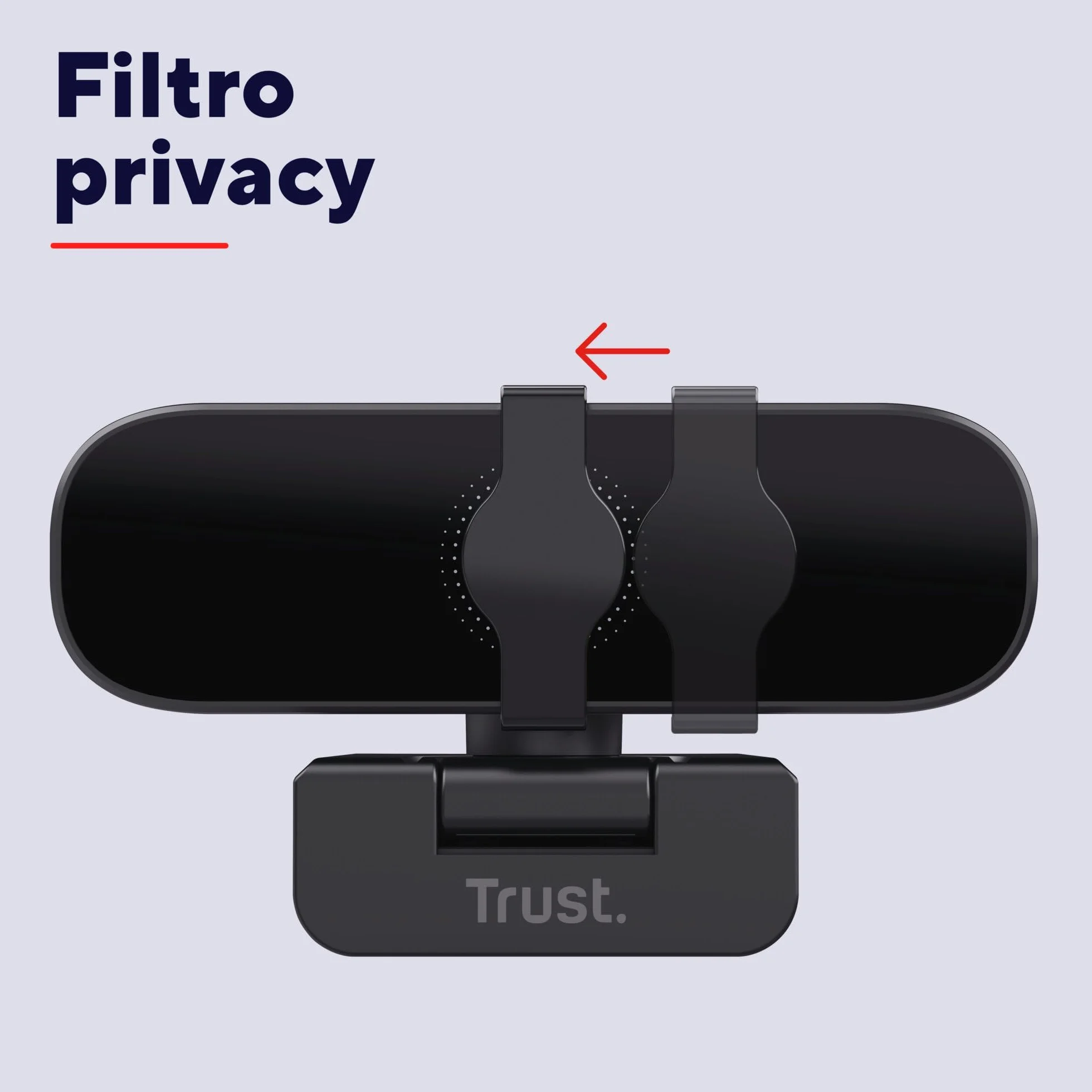 Trust Oran 1080p Webcam PC con Microfono, Web Camera PC USB con Filtro Privacy, Fuoco Fisso 30 FPS, Plastica Riciclata 85%, Videocamera Full HD per Laptop Desktop Mac Windows Skype Zoom Teams