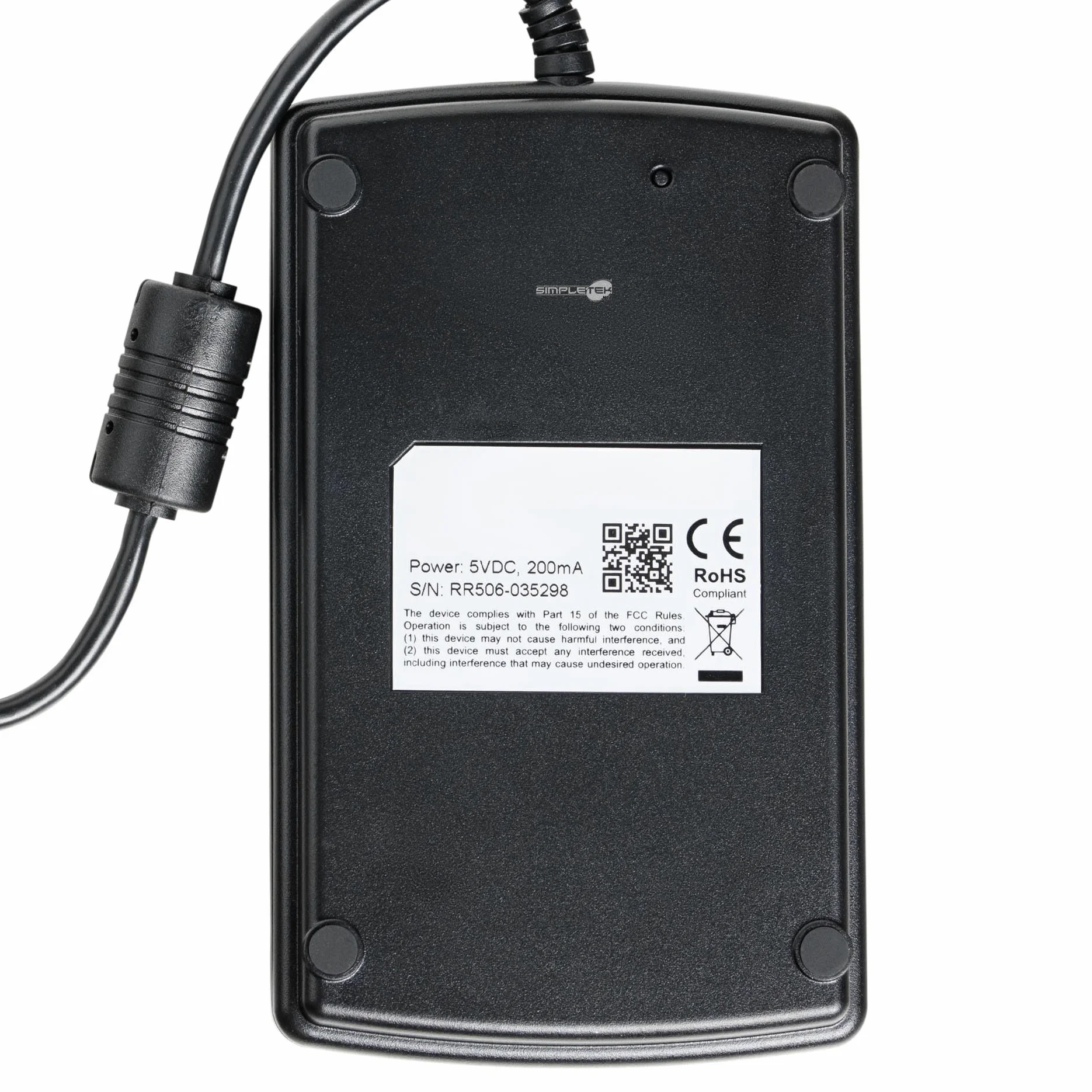 SIMPLETEK - Lettore Scrittore Smart Card RFID USB CCID Slot SAM Universale | indicatore LED e acustico, lettore badge, Contactless NFC, anticolissione, PC/SC, ISO 7816, ISO 14443, CAC, PIV, Buzzer