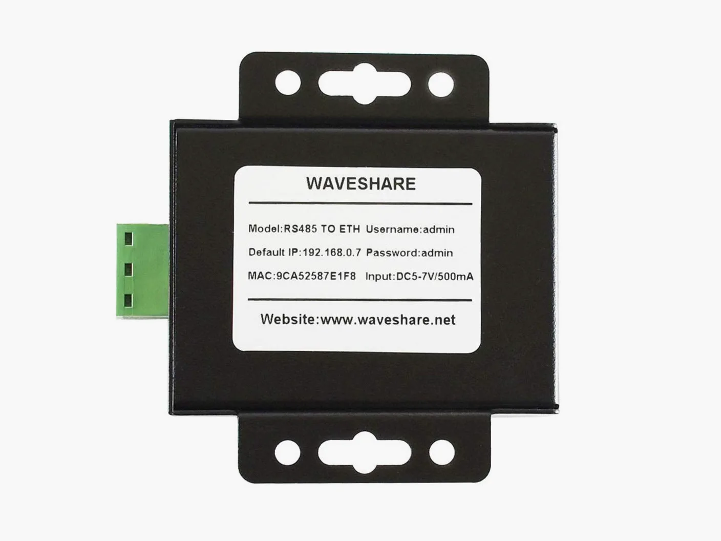 IBest RS485 to Ethernet Converter Module, Ethernet Interface 10/100M Auto-MDI/MDIX, Configurable RS485 Baudrate 600bps~230.4Kbps, Webpage Configuration