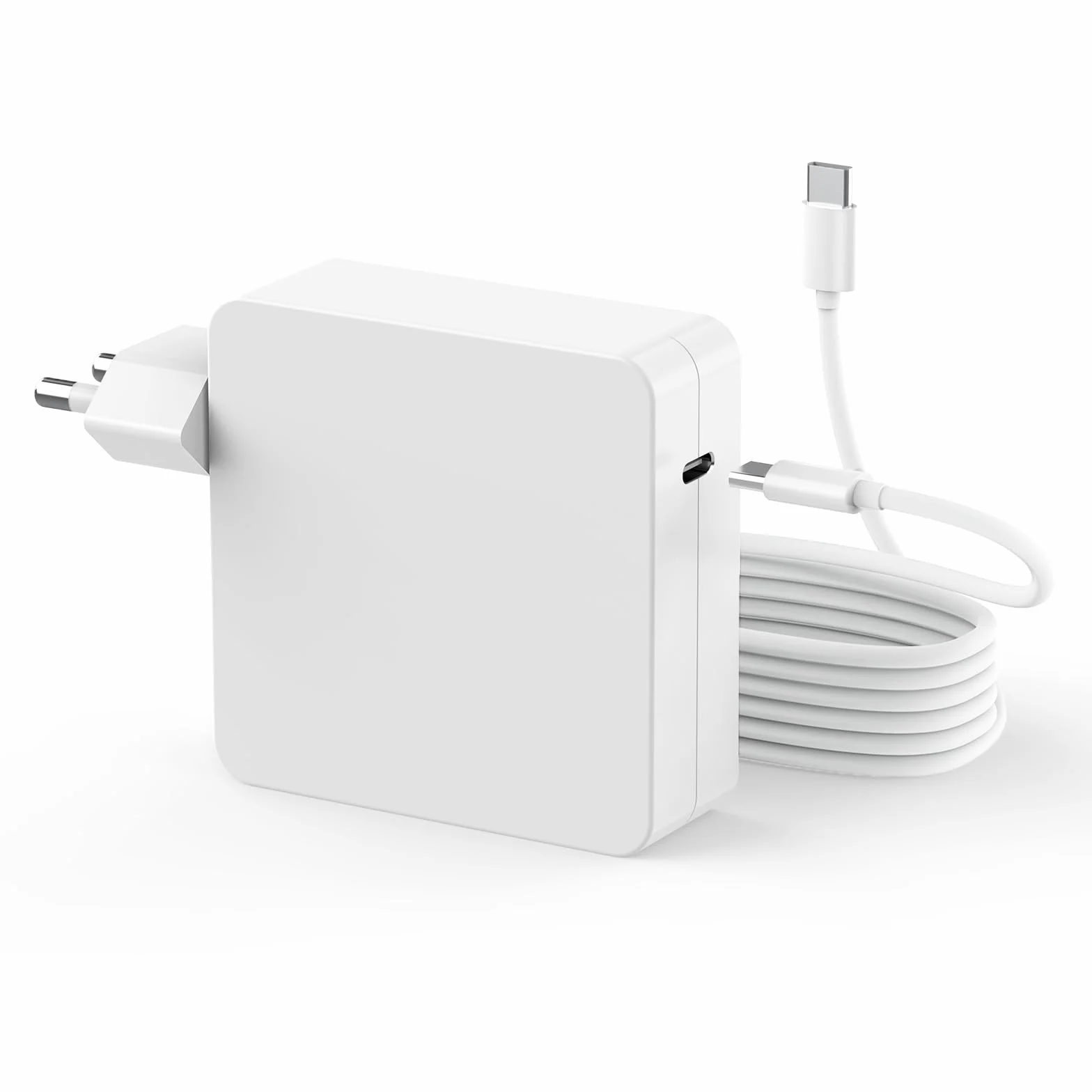 96W USB C Caricatore, Laptop Ricarica Caricabatterie, Adattatore di Tipo C Alimentazione per Mac Book Air/Pro 16'' /15/14/13 pollici, per iPad Pro 2024/2022/2021/2019/2018, Con Cavo di Type-C 2M