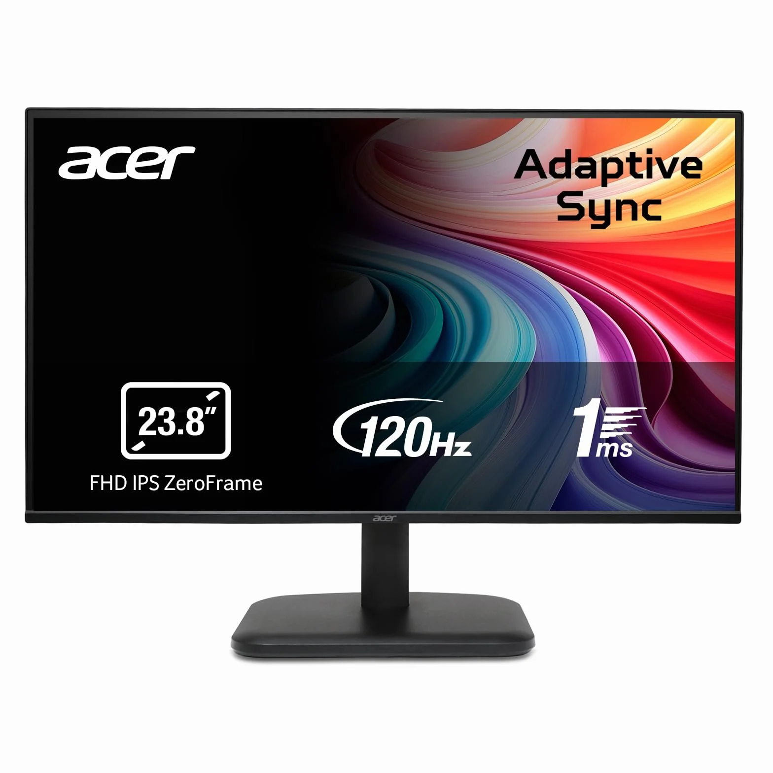 Acer EK241YGbif Monitor PC 23.8" IPS Full HD 120 Hz 1ms AdaptiveSync 16:9 Nero