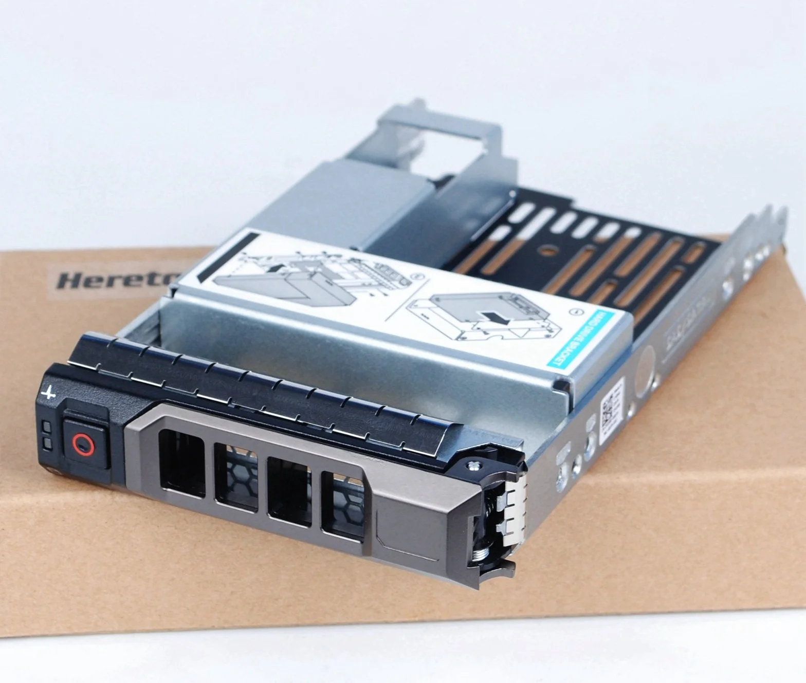 Hybrid Hard Drive 6,3 cm 2.5" 9W8C4 Vassoio Adattatore a 8,9 cm 3.5" Tray Caddy for Dell R730xd R720xd T610 T630 R320 R420 R530 R720 T320 T420 T620 T430 MD1200 MD3200